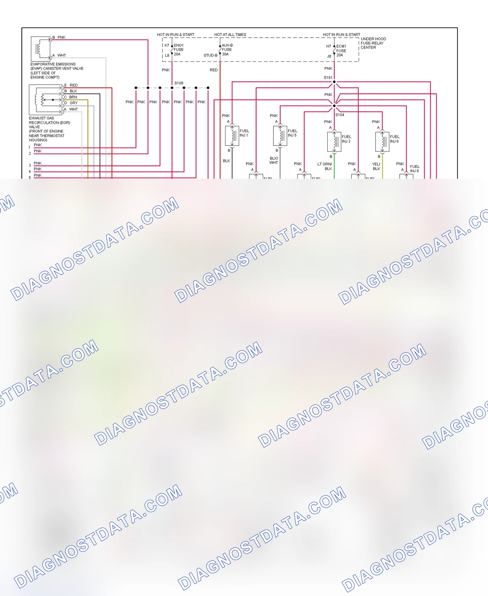 Scheme 76: PCM Wiring Diagram (Escalade, Pickup, Suburban, Tahoe & Yukon - 5.0L & 5.7L - 2 Of 4)