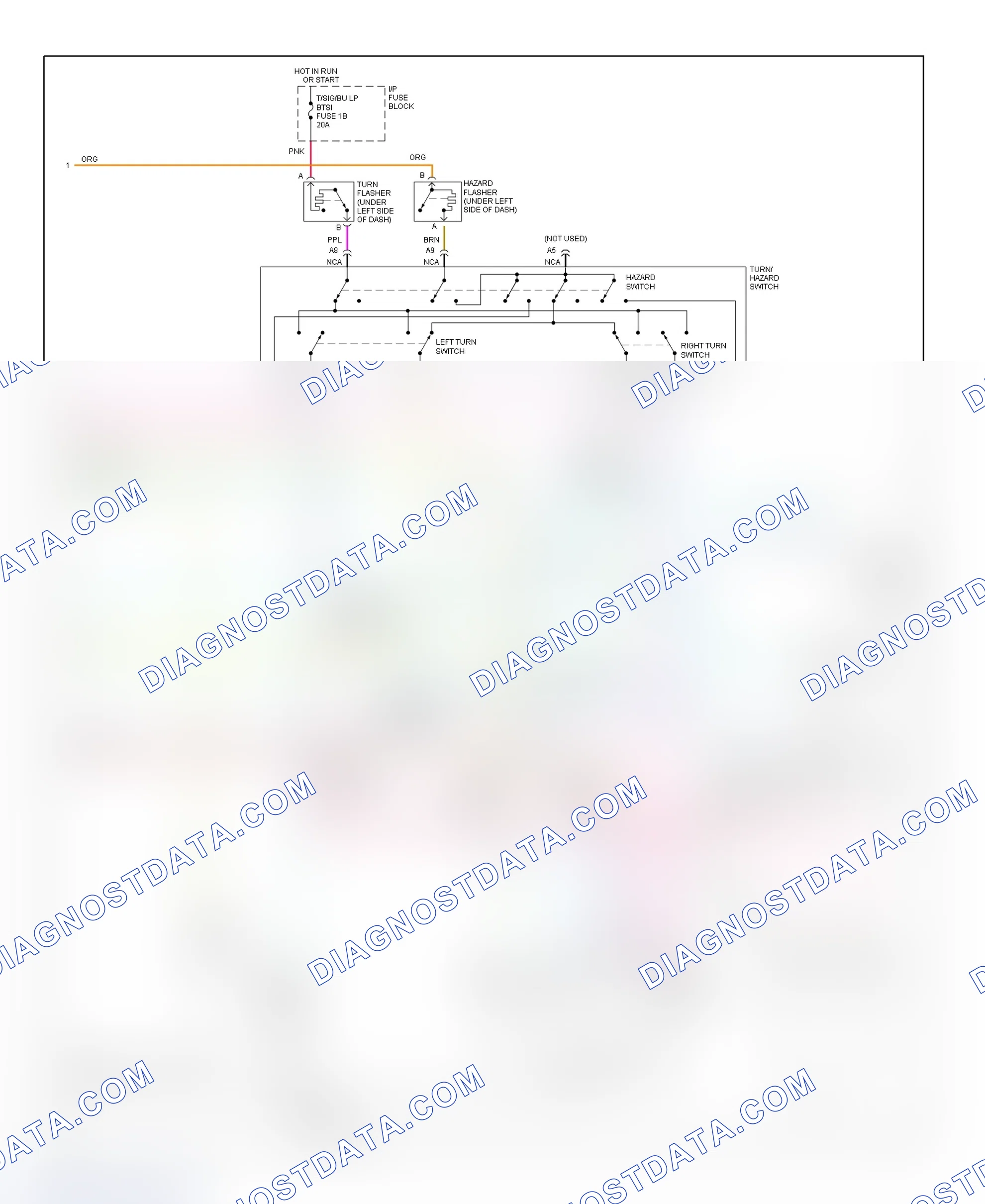 Scheme 6: Exterior Lights Wiring Diagram (Bonneville - With Lamp Monitor - 2 Of 2)