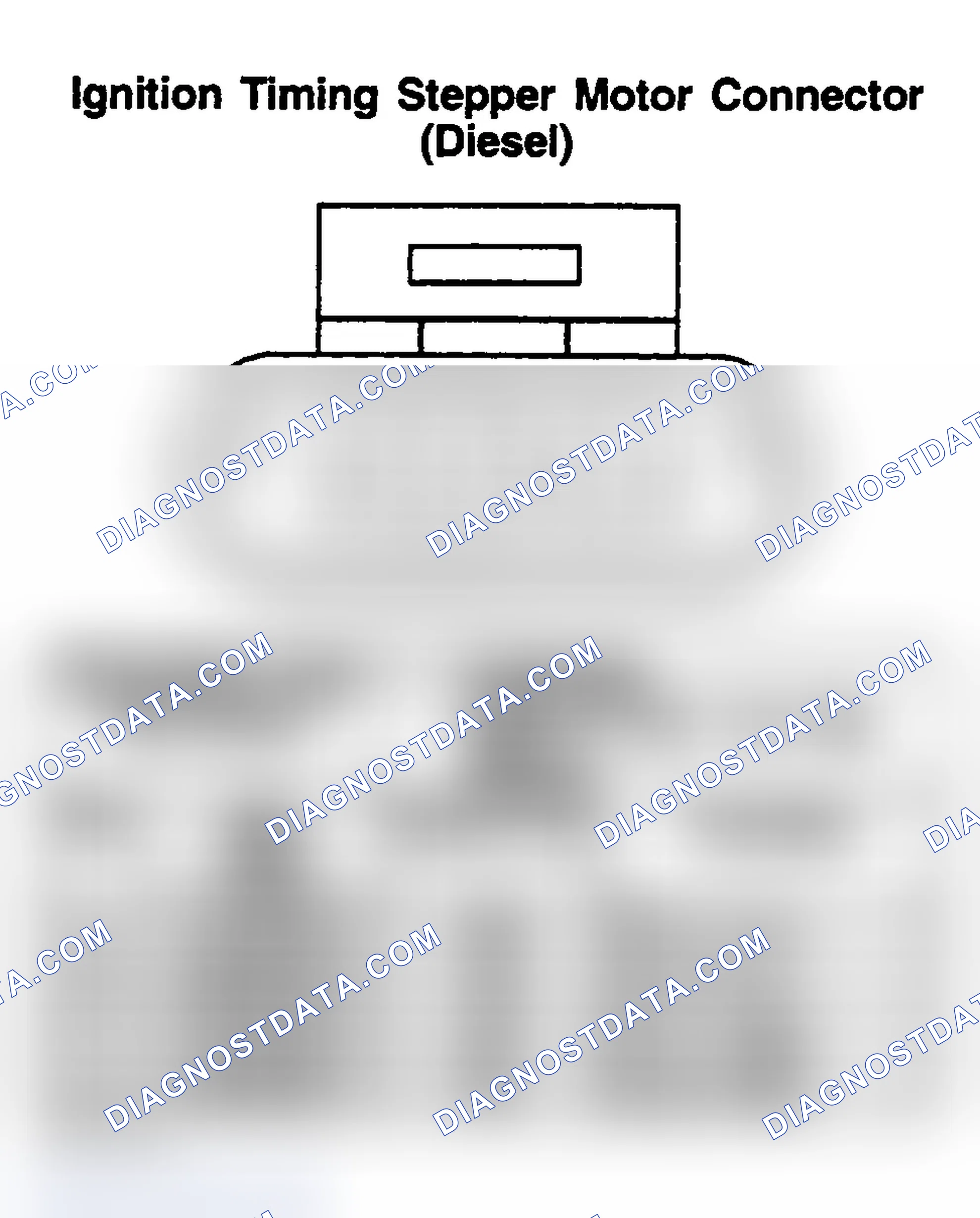 Scheme 186: IGNITION TIMING STEPPER MOTOR (DIESEL)