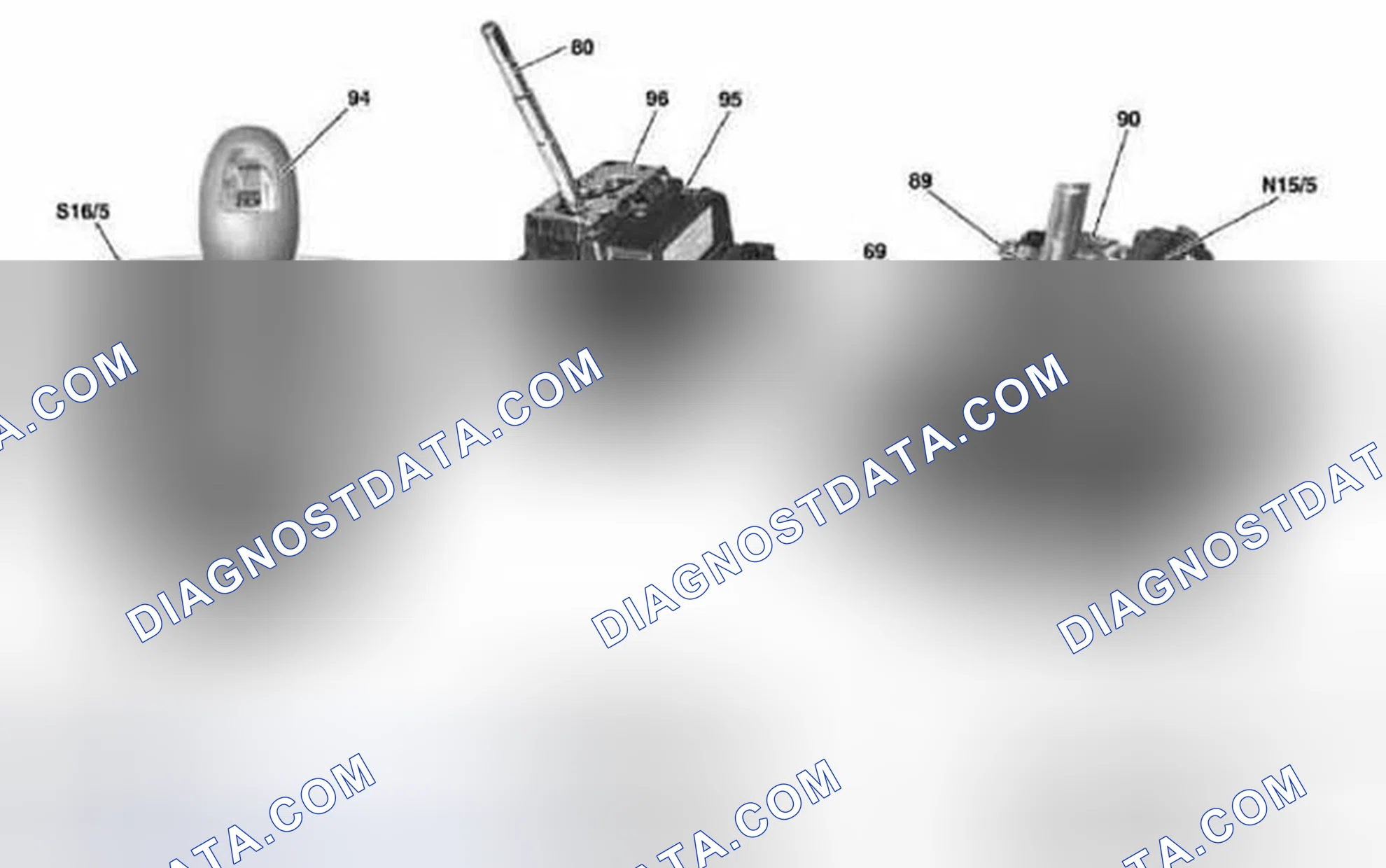 Scheme 313: Identifying Automatic Transmission Components Location