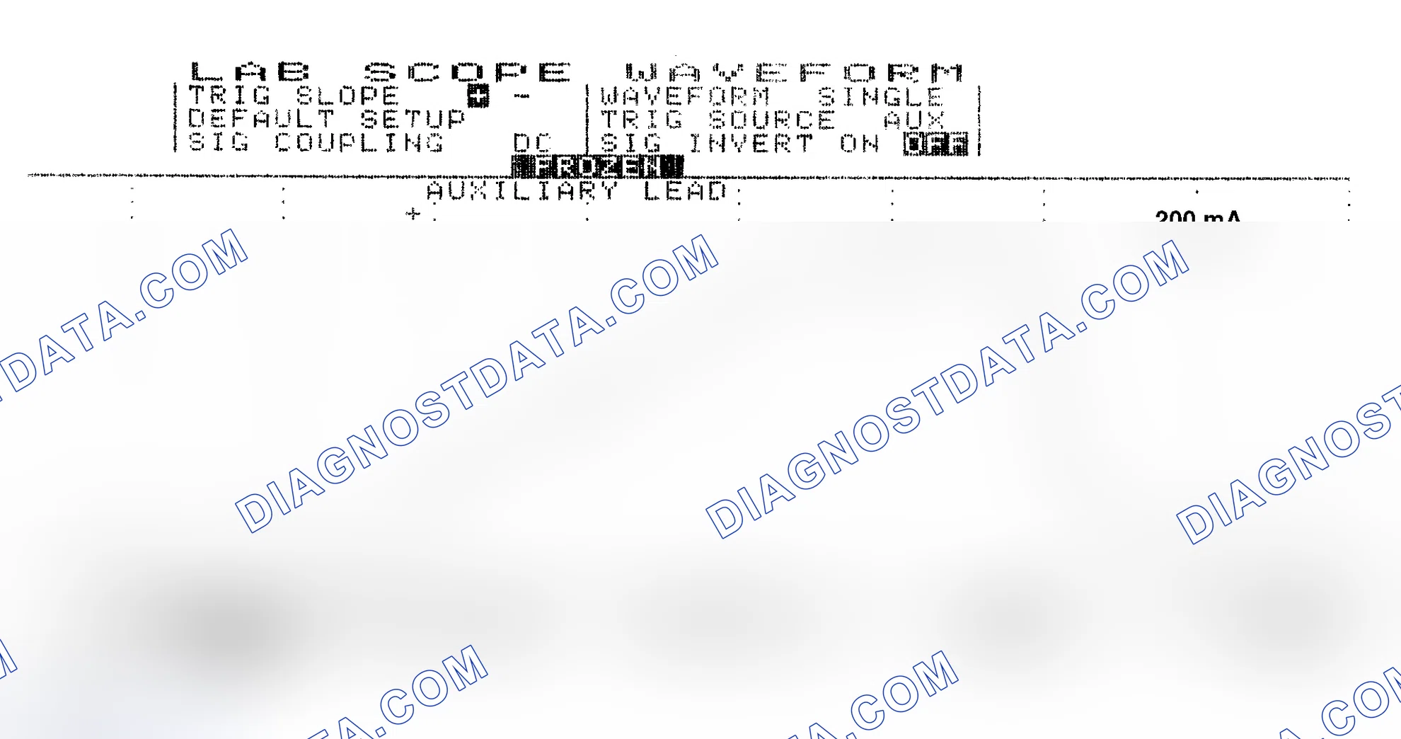 Scheme 13: Single Injector w/Normal Current Flow - Current Pattern