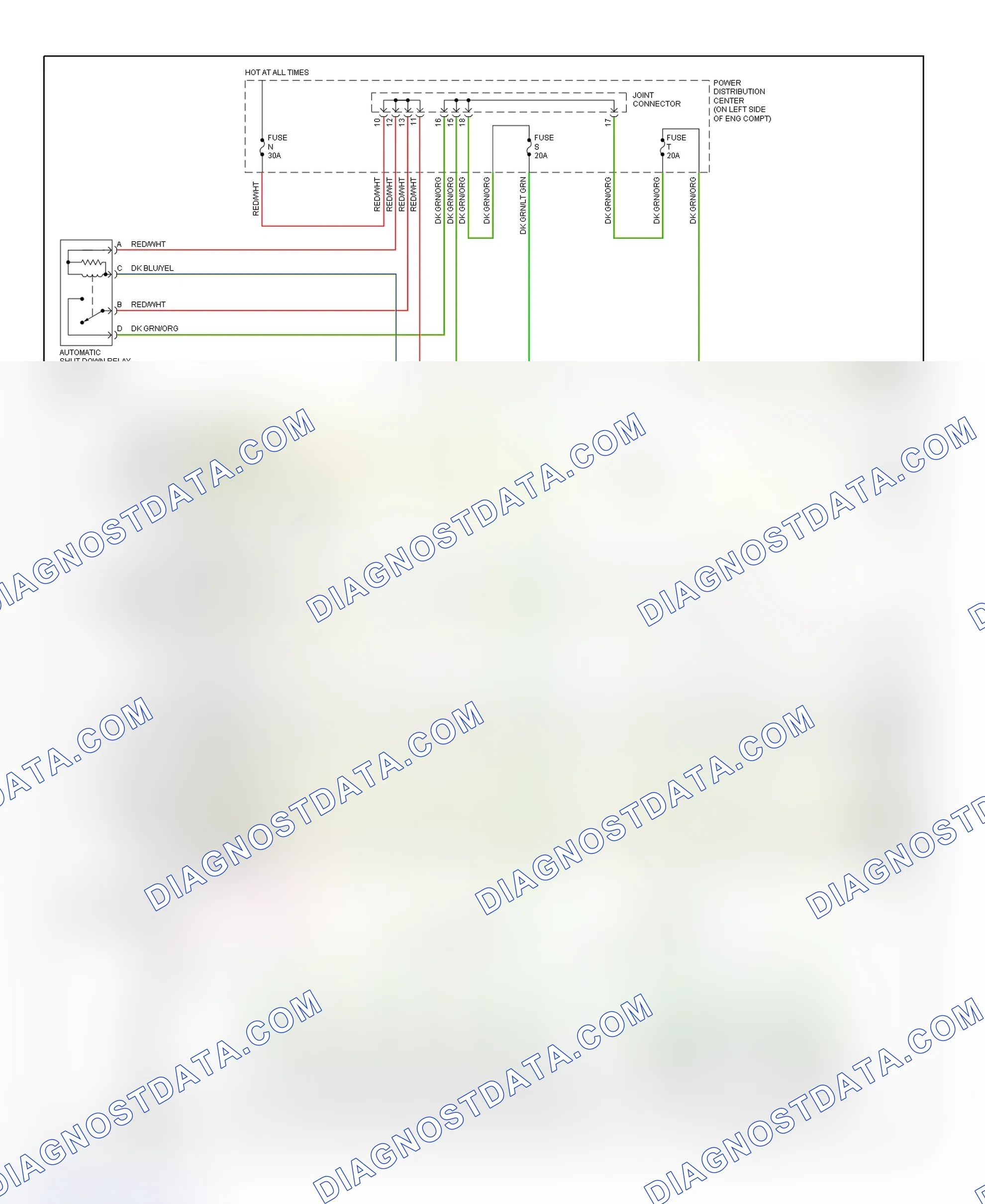 Scheme 25: PCM Wiring Diagram (Concorde & Intrepid - 3.2L, & LHS & 300M - 3.5L - 1 Of 3)