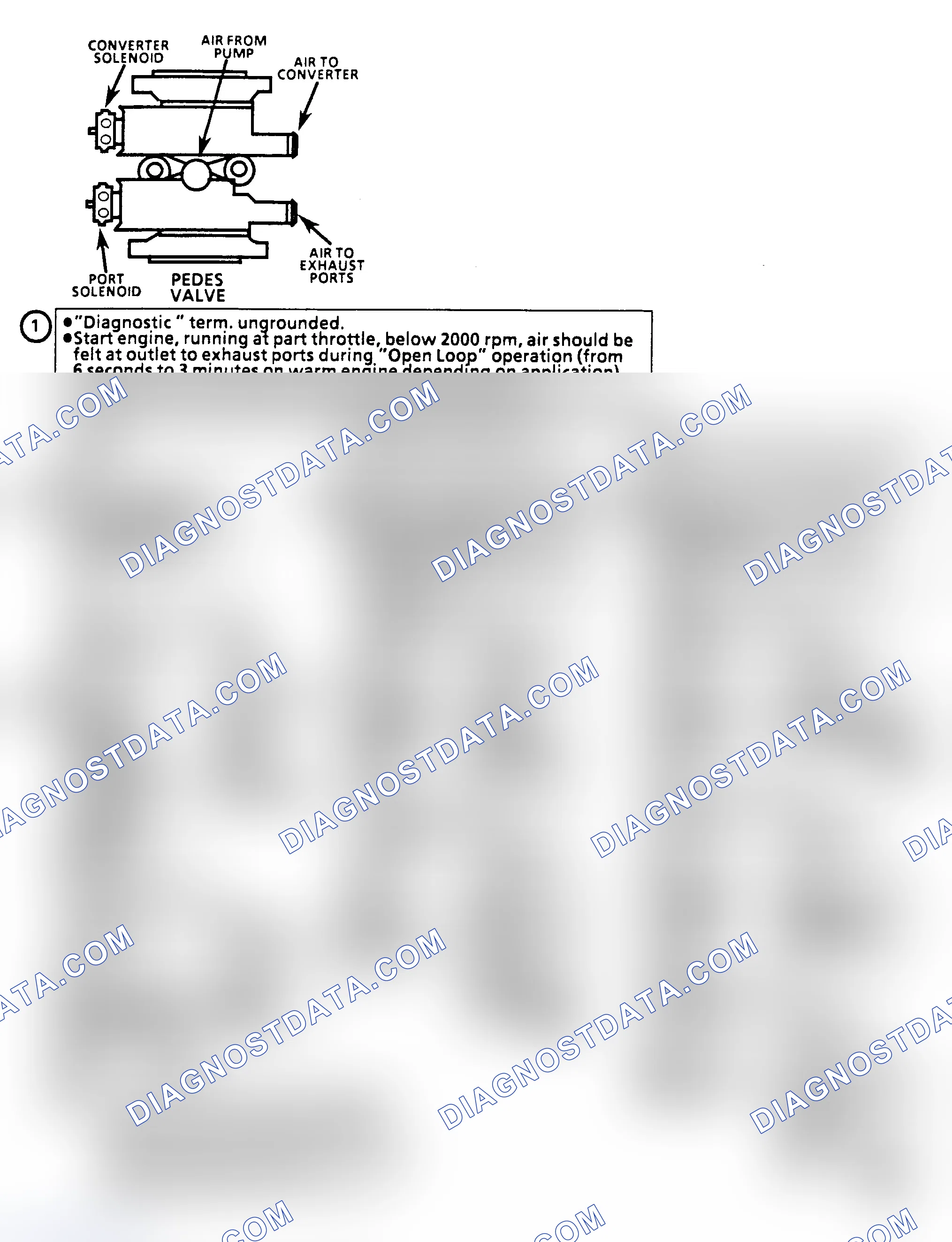 Scheme 303: Flow Chart C6B, Air Management Check (5.0L)