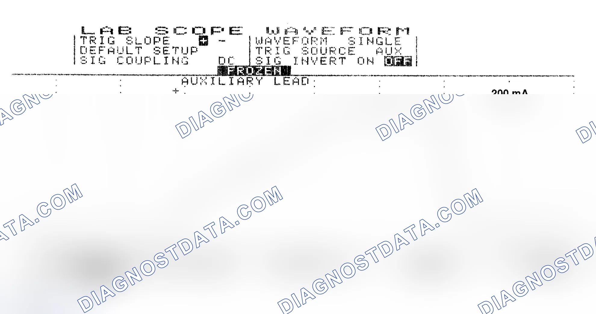 Scheme 13: Single Injector w/Normal Current Flow - Current Pattern