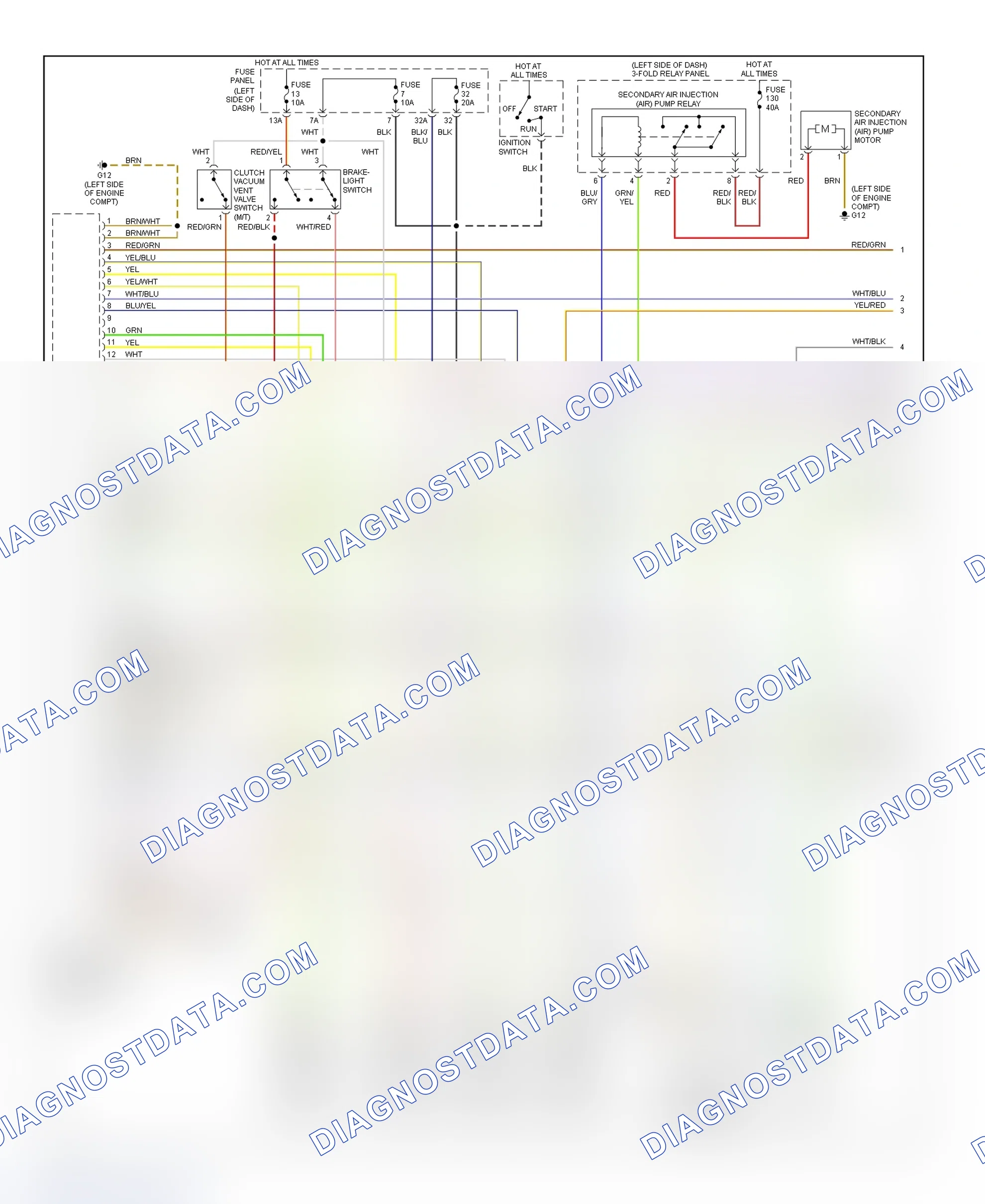 Scheme 17: Wiring Diagram (A6 4.2L & S6 4.2L - 1 Of 4)