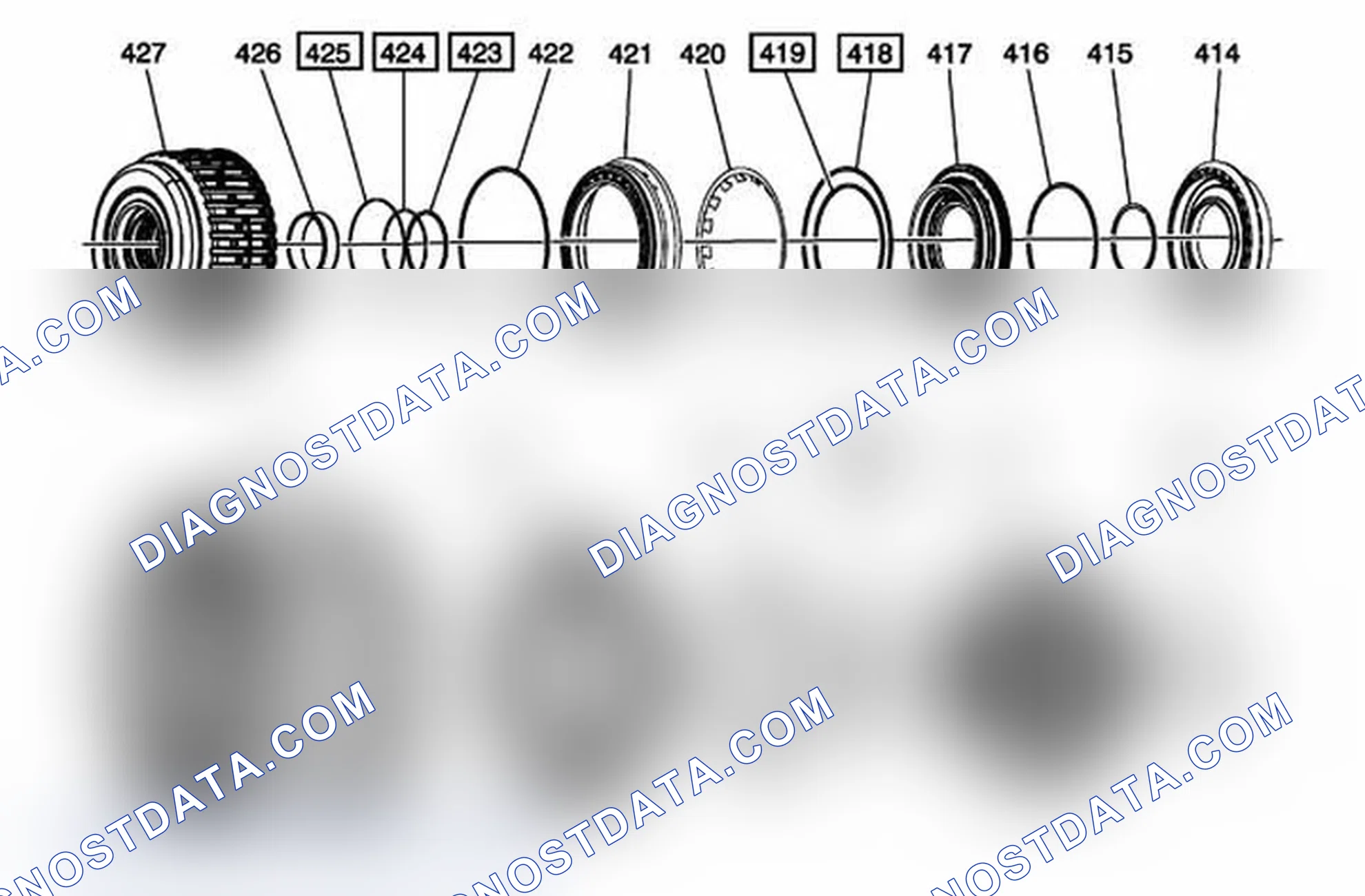 Scheme 45: A/Trans Clutches Seal Kit