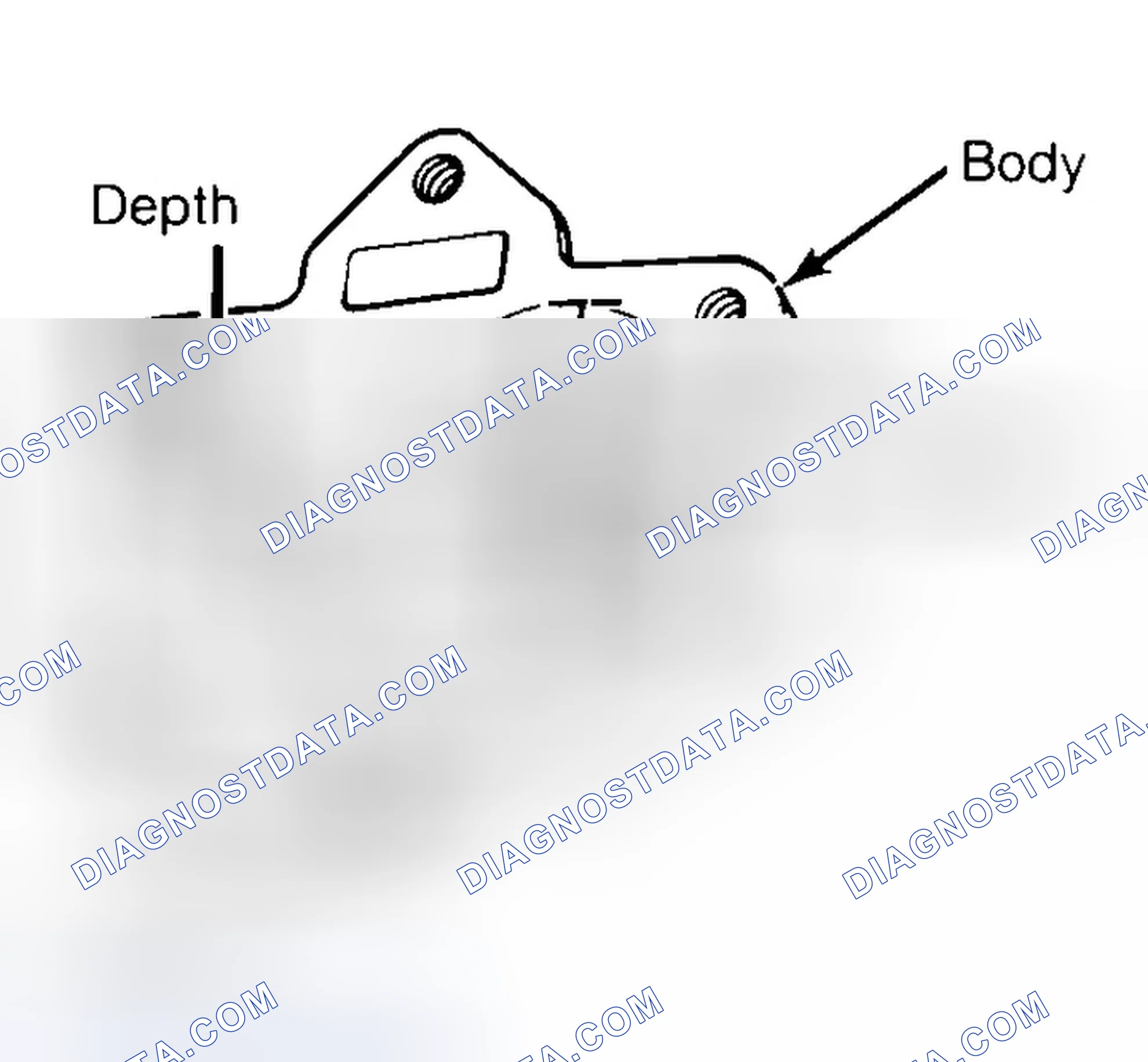 Scheme 35: Measuring Oil Pump Gear Cavity