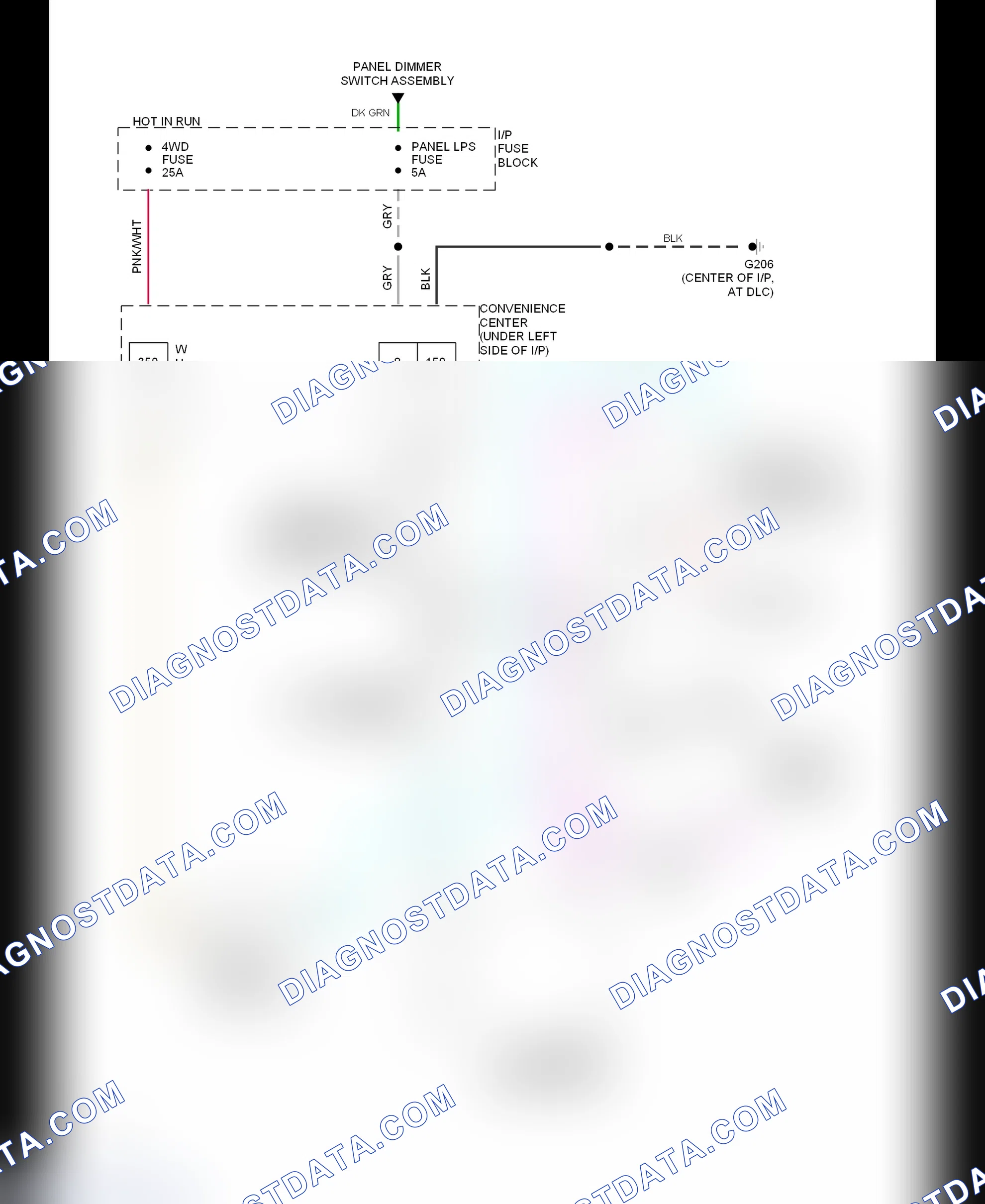 Scheme 7: Transfer Case Circuit (1993 Except H/D 4-Speed A/T)