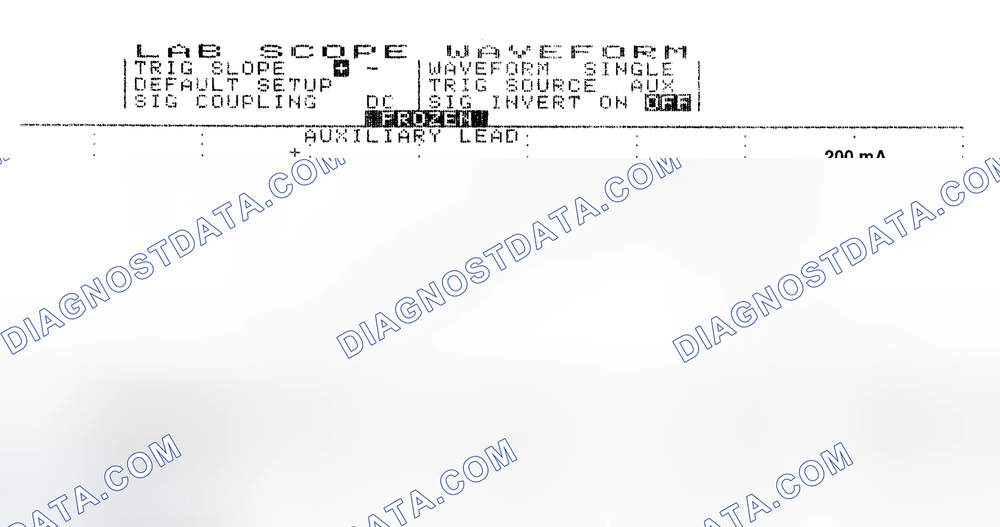 Scheme 13: Single Injector w/Normal Current Flow - Current Pattern