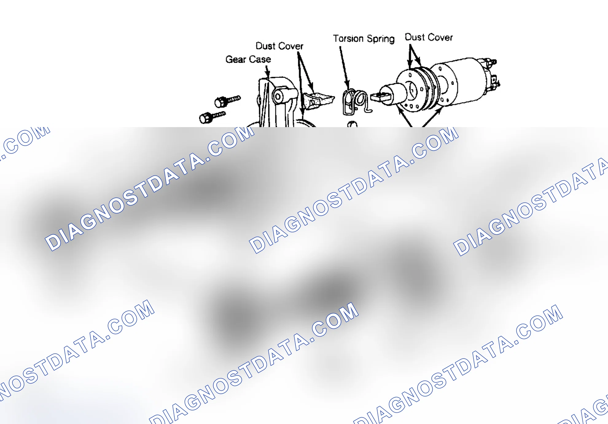 Scheme 5: Disassembled View of Typical Hitachi Reduction Gear Starter