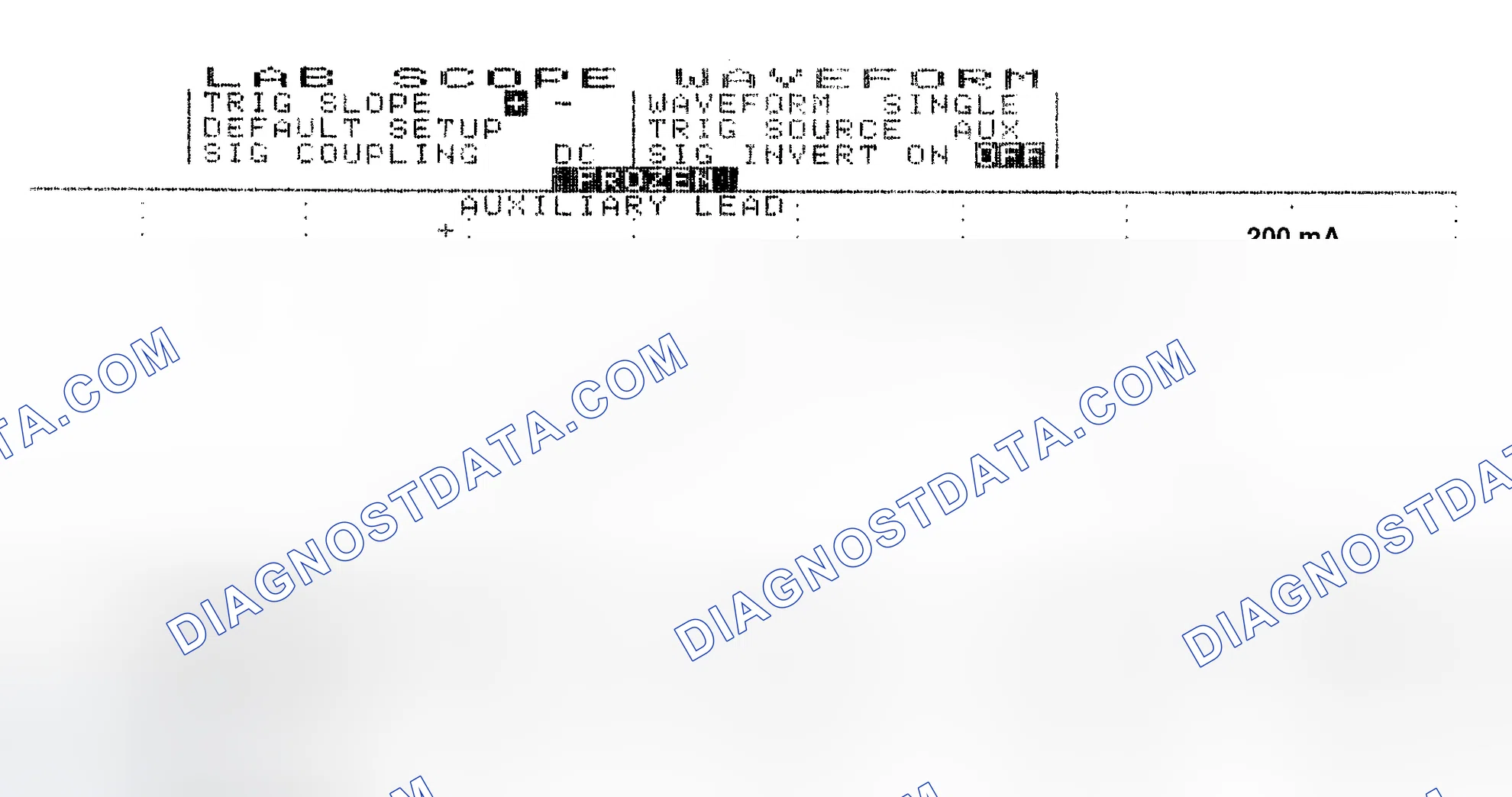 Scheme 13: Single Injector w/Normal Current Flow - Current Pattern