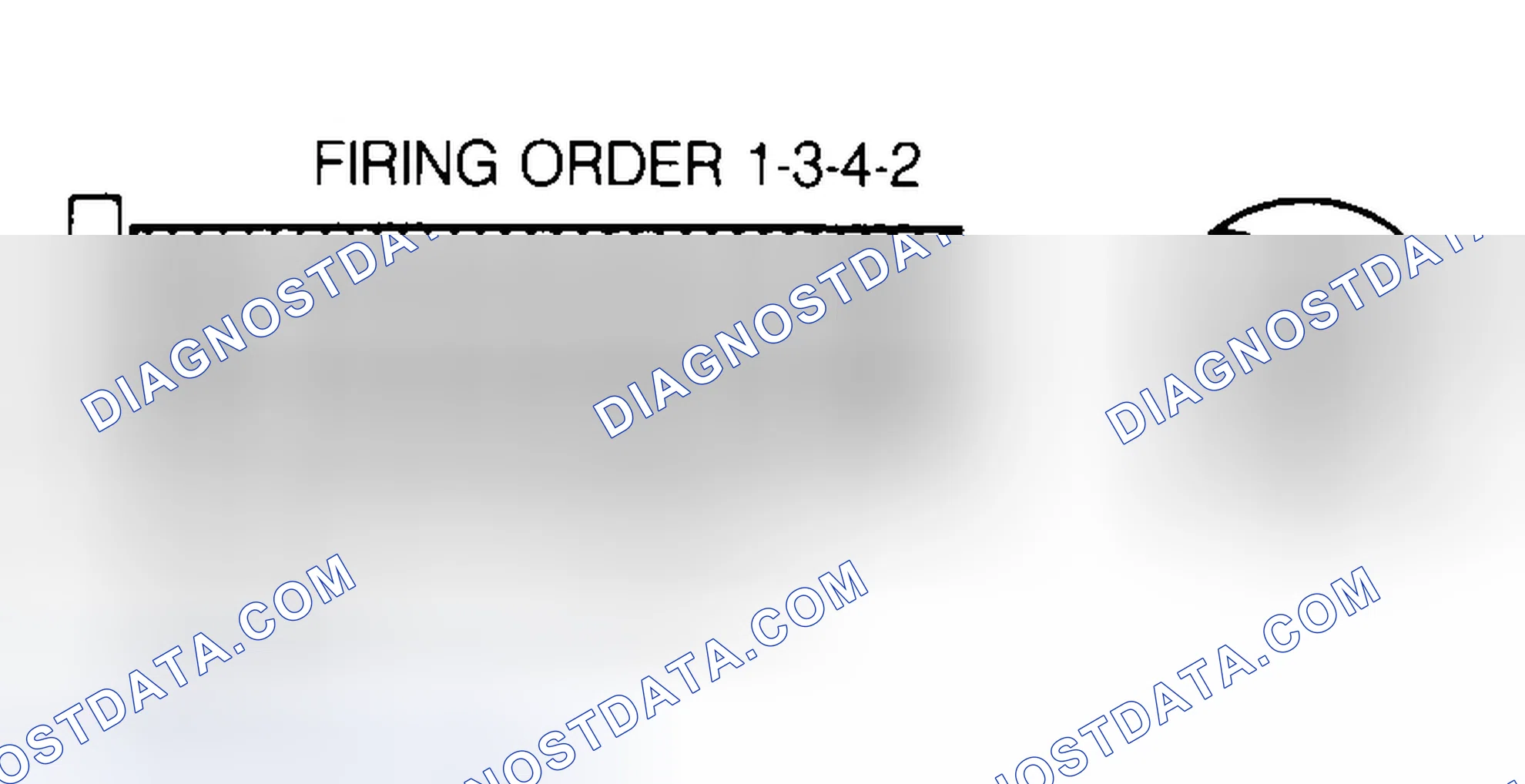 Scheme 1: Firing Order & Distributor Rotation (2.6L 4-Cylinder)