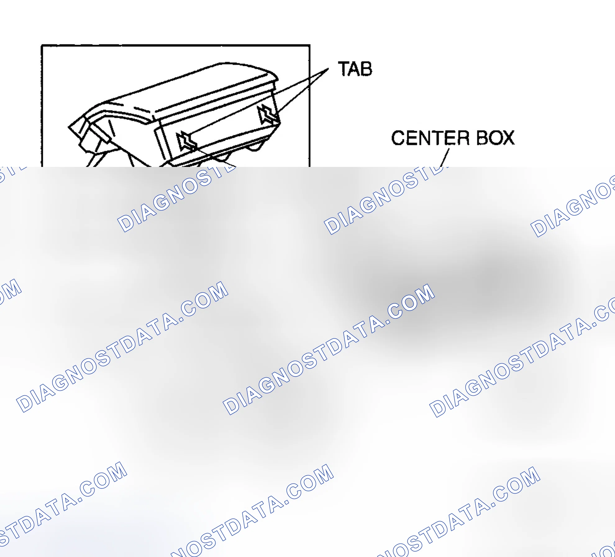 Scheme 12: CENTER BOX REMOVAL/INSTALLATION