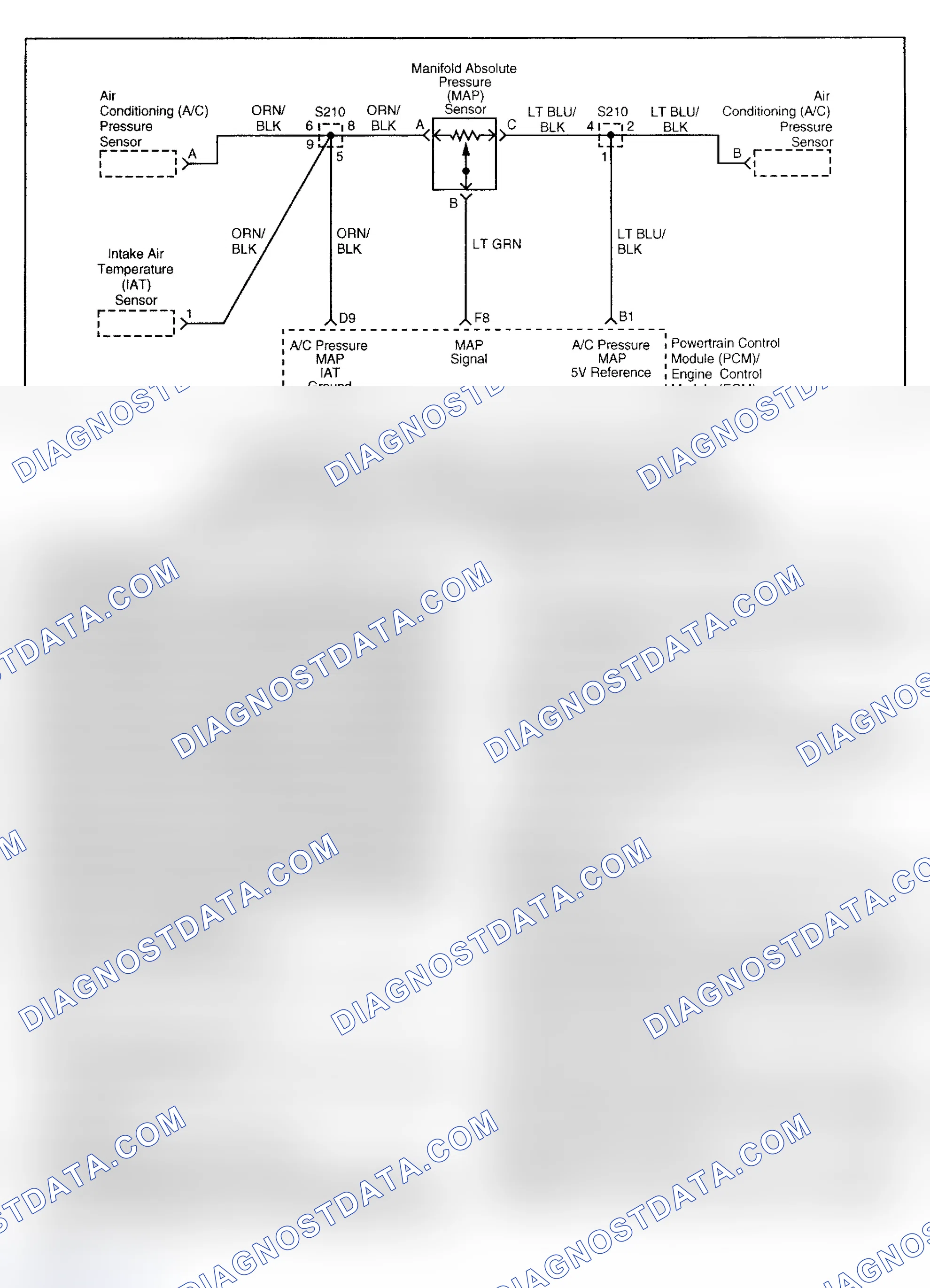 Scheme 26: DTC P0108: MANIFOLD ABSOLUTE PRESSURE HIGH VOLTAGE