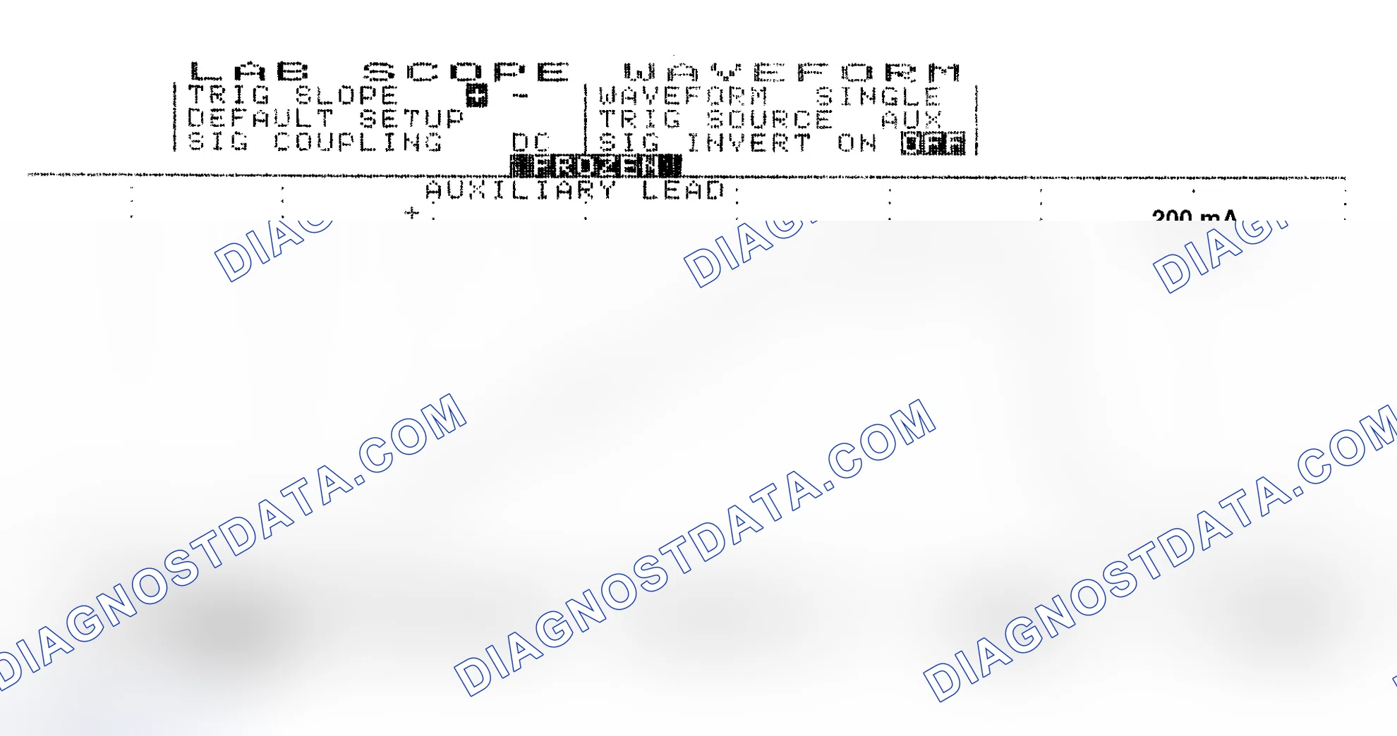 Scheme 13: Single Injector w/Normal Current Flow - Current Pattern