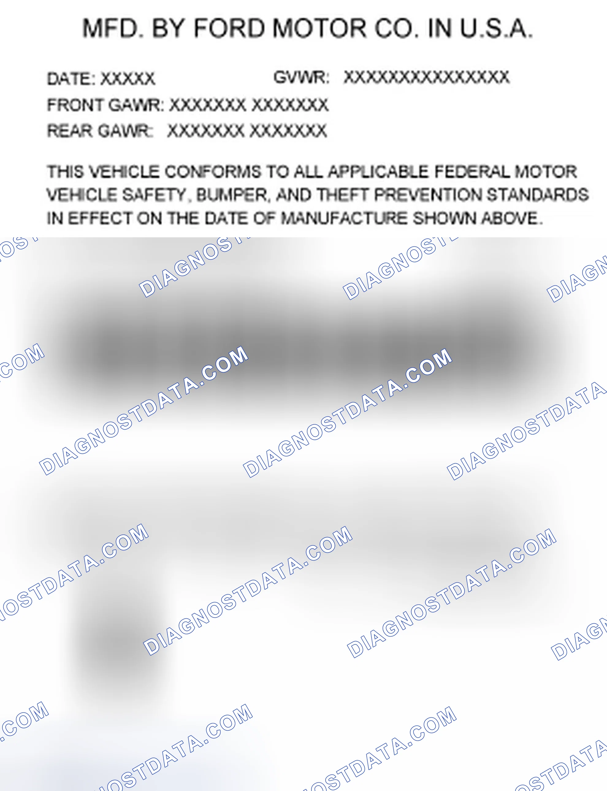 Scheme 25: Interior Trim Codes - Ford Five Hundred, Mercury Montego