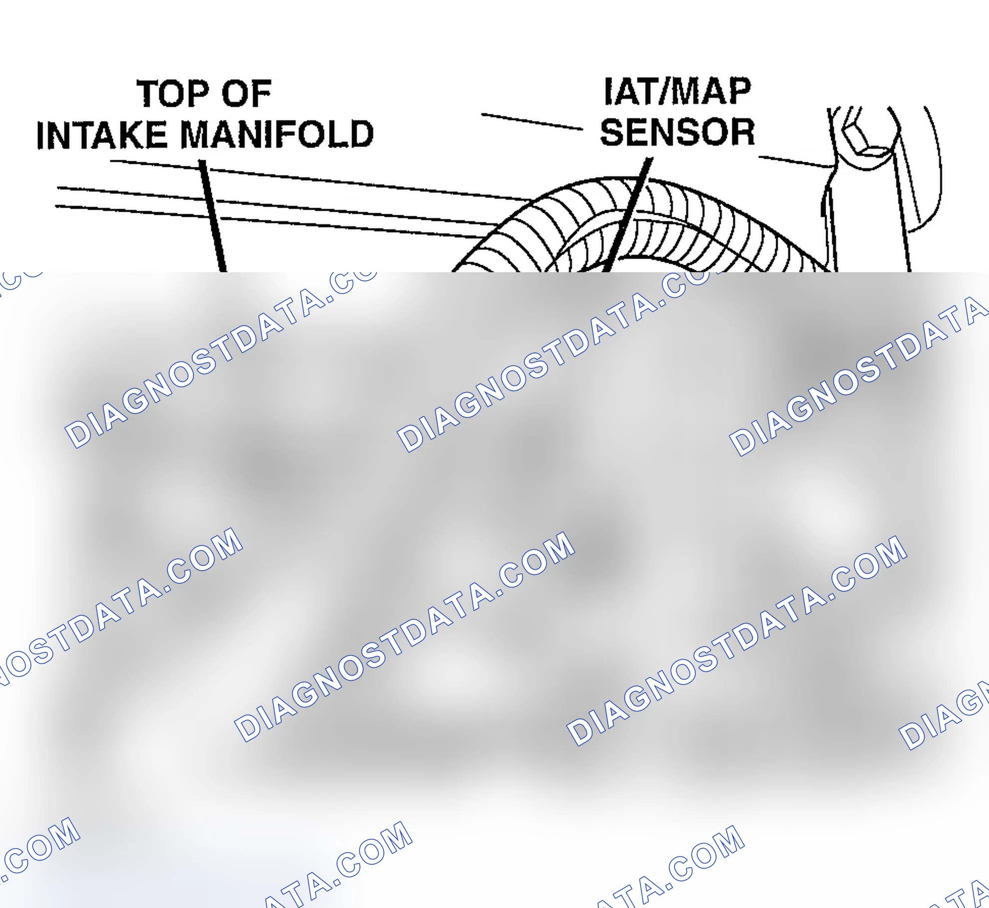 Scheme 740: IAT/MAP SENSOR LOCATION - DIESEL