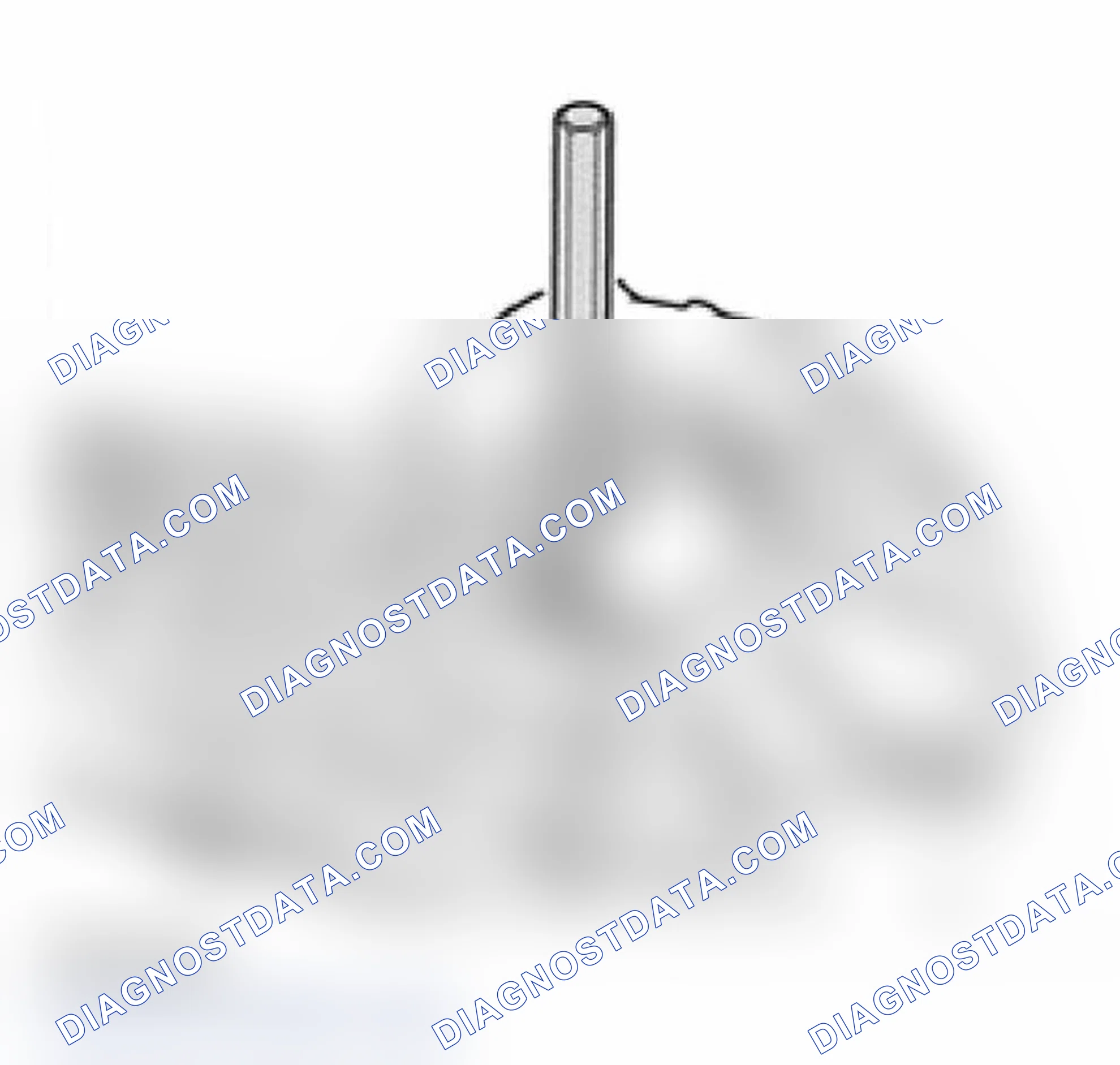 Scheme 136: Knocking outer race of small taper roller bearing out of housing