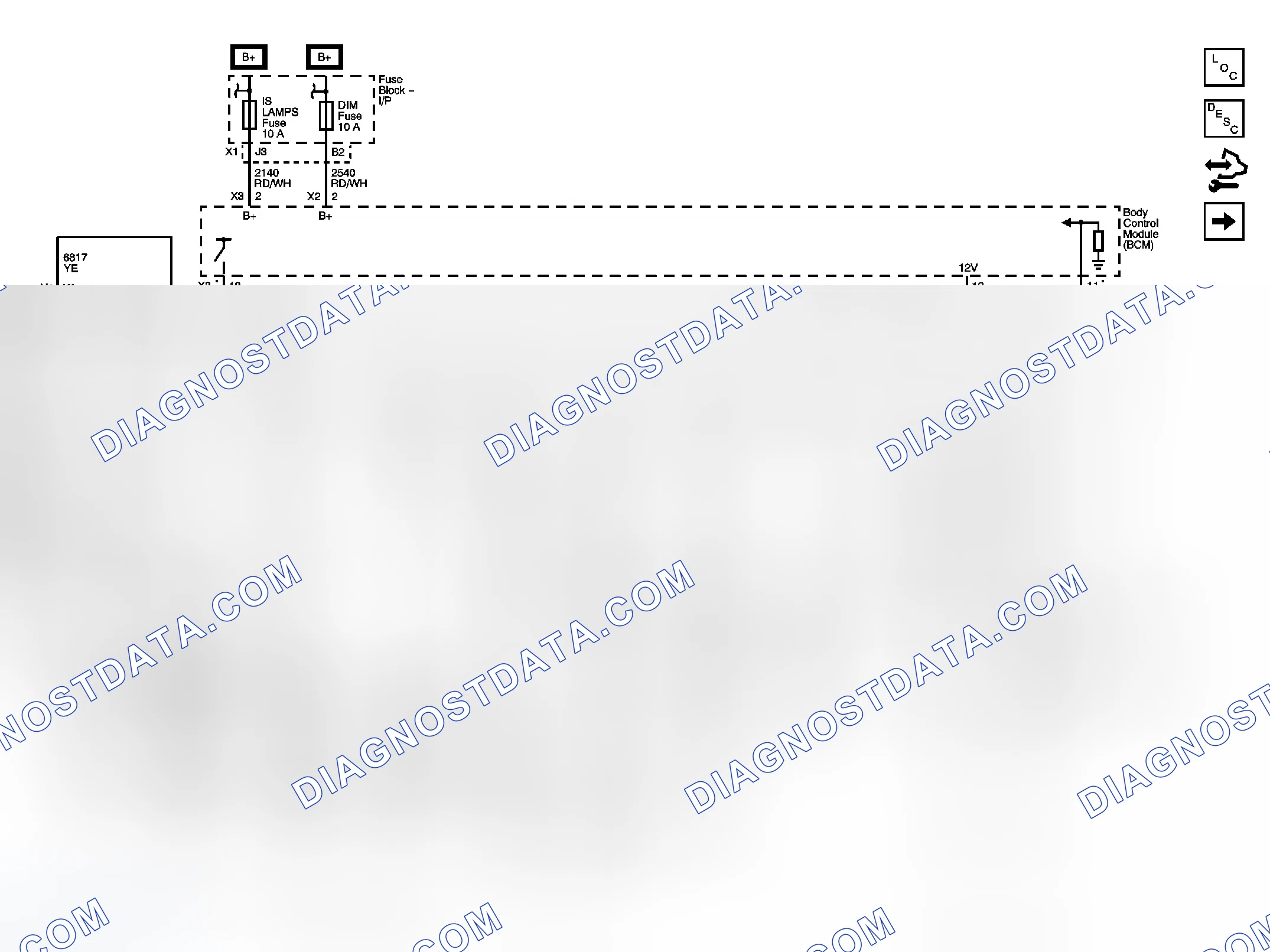Scheme 22: Interior Lights Dimming Schematics