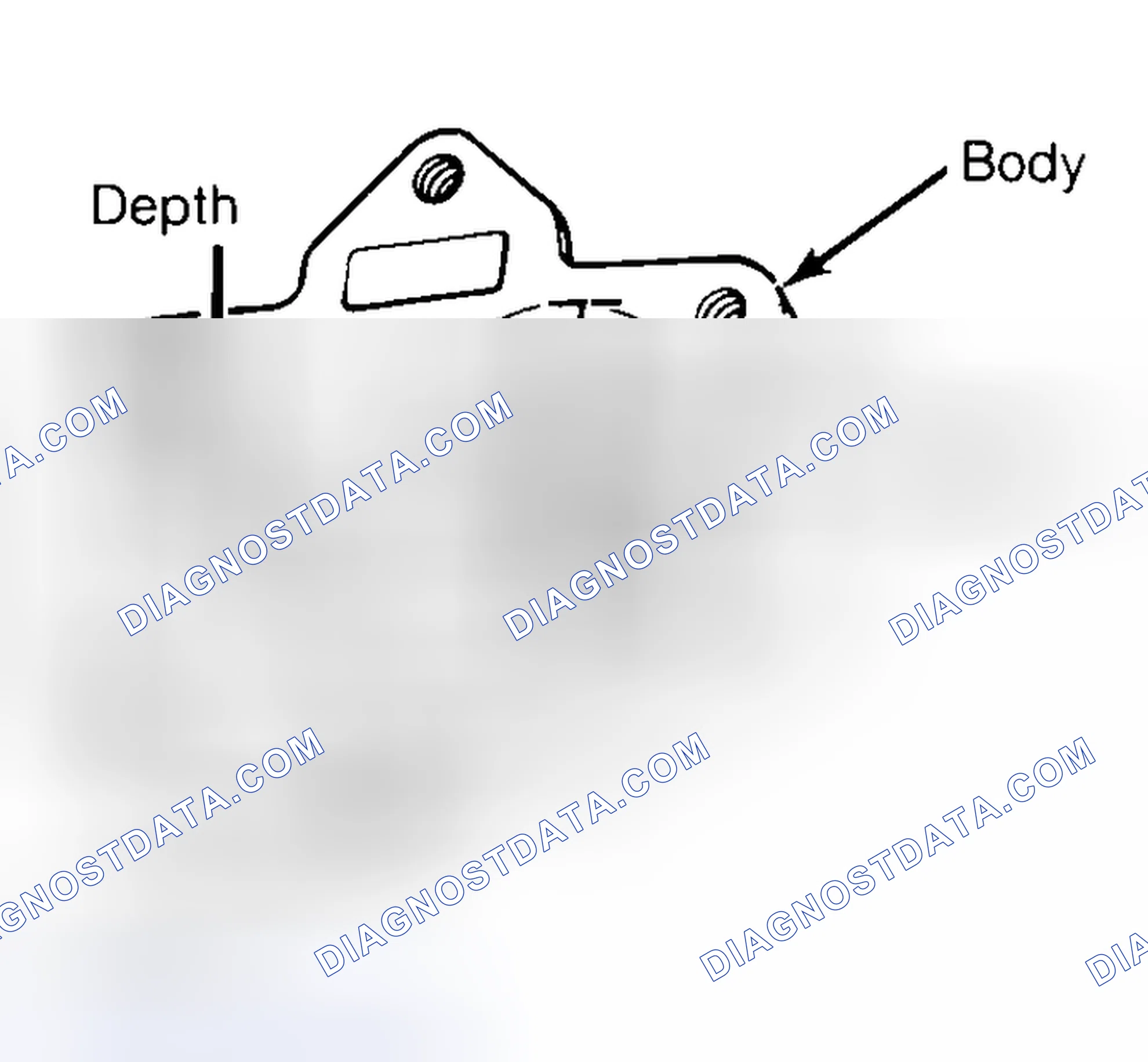 Scheme 35: Measuring Oil Pump Gear Cavity