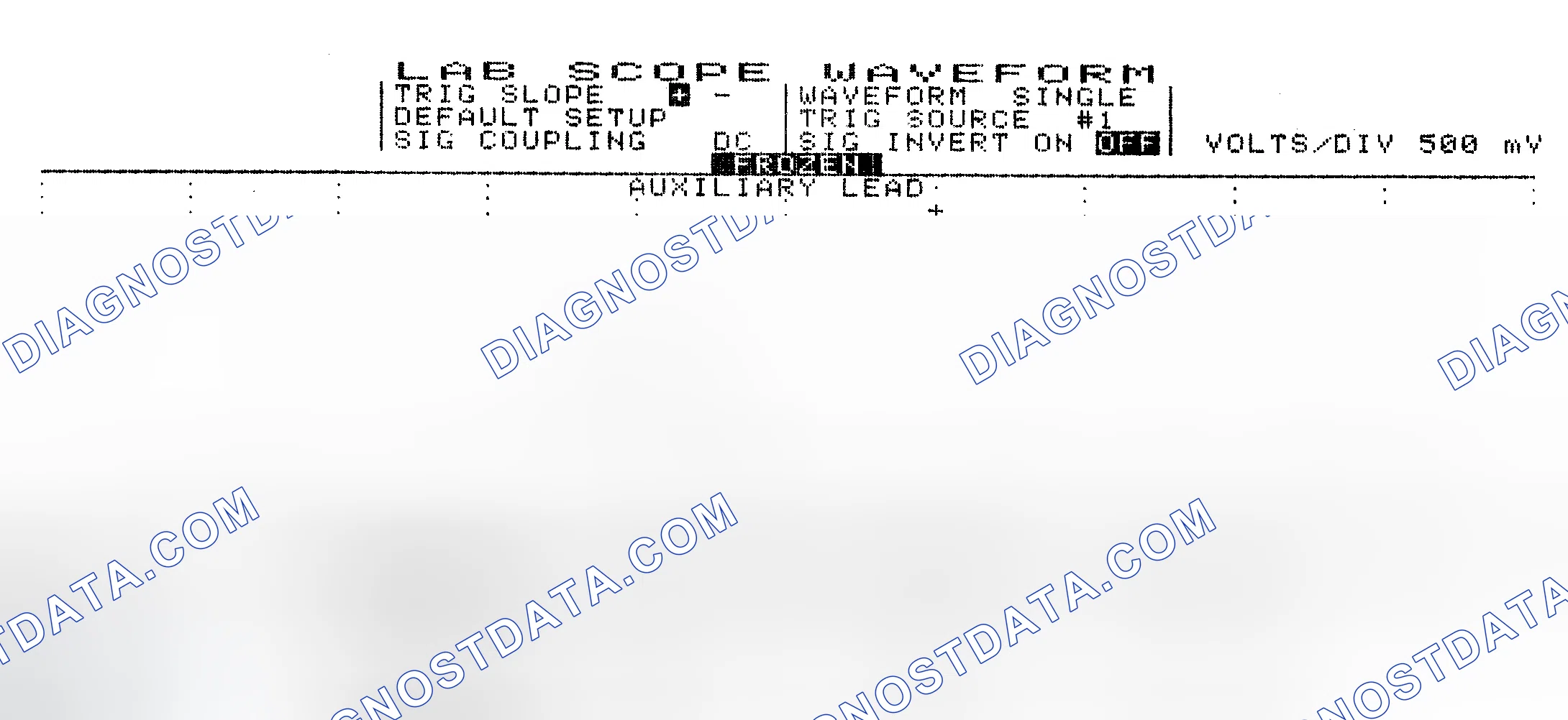 Scheme 10: Single Injector w/Excessive Current Flow - Current Pattern