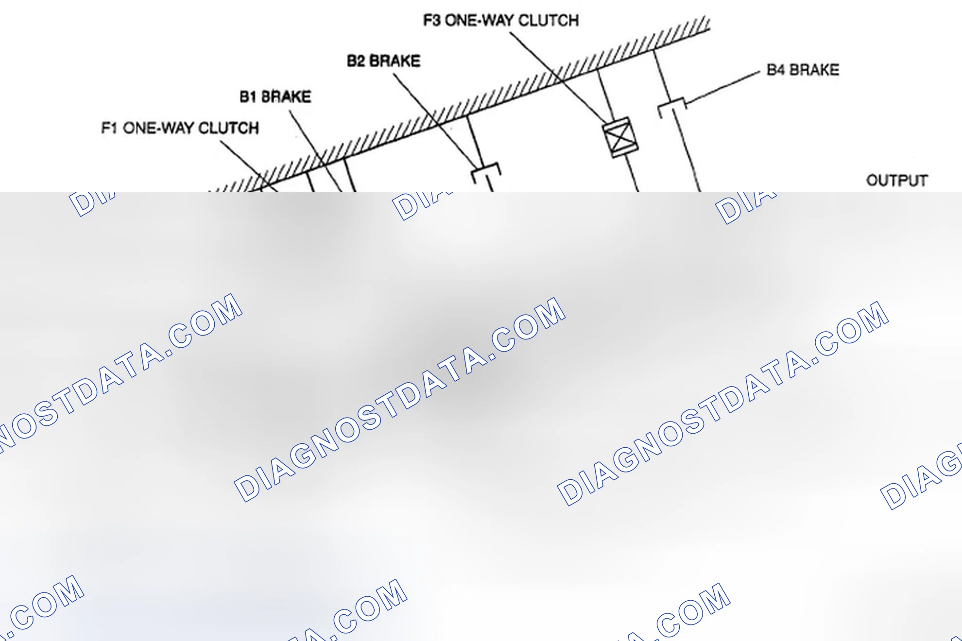 Scheme 219: Automatic Transmission Powerflow Structure (1 Of 2)