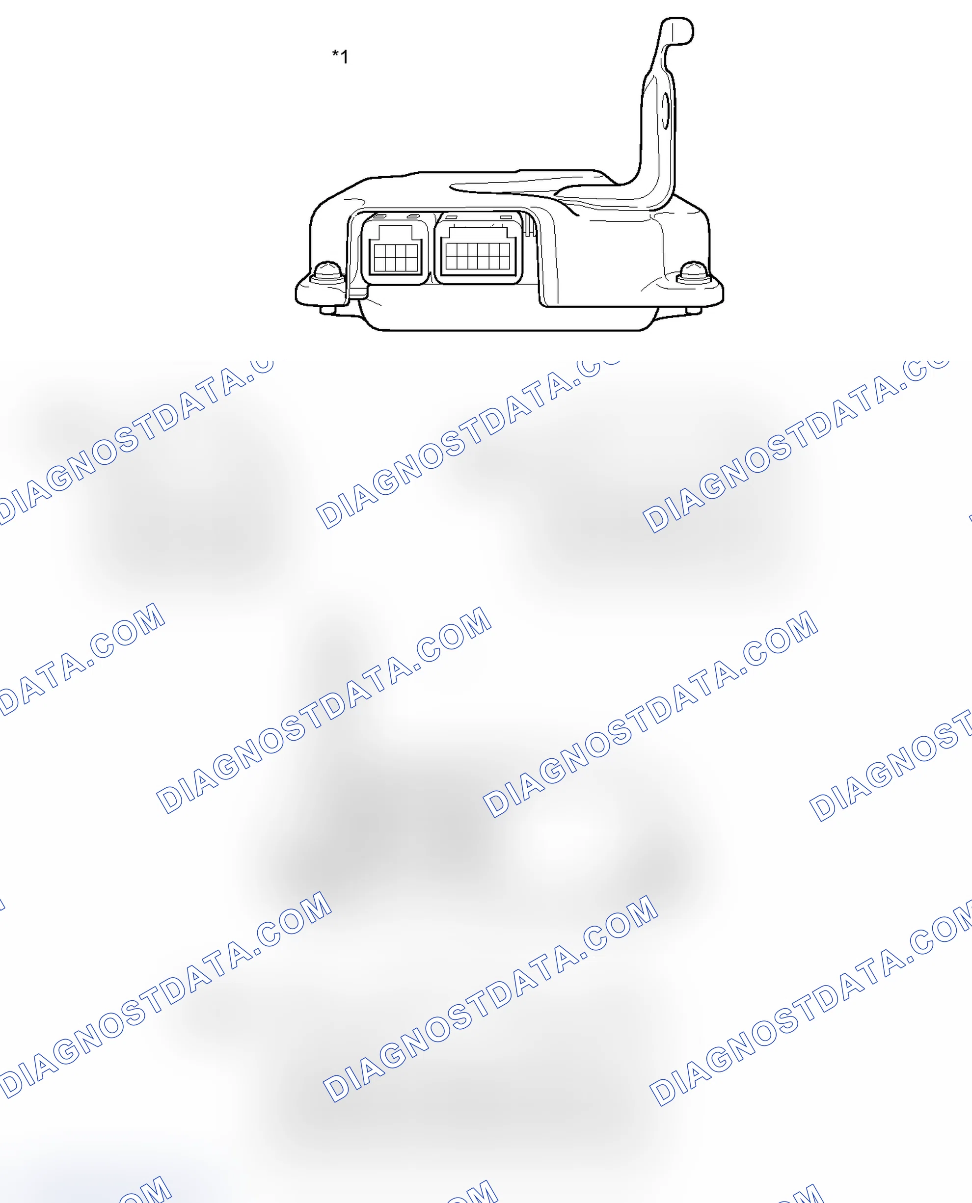 Scheme 439: TERMINALS OF ECU