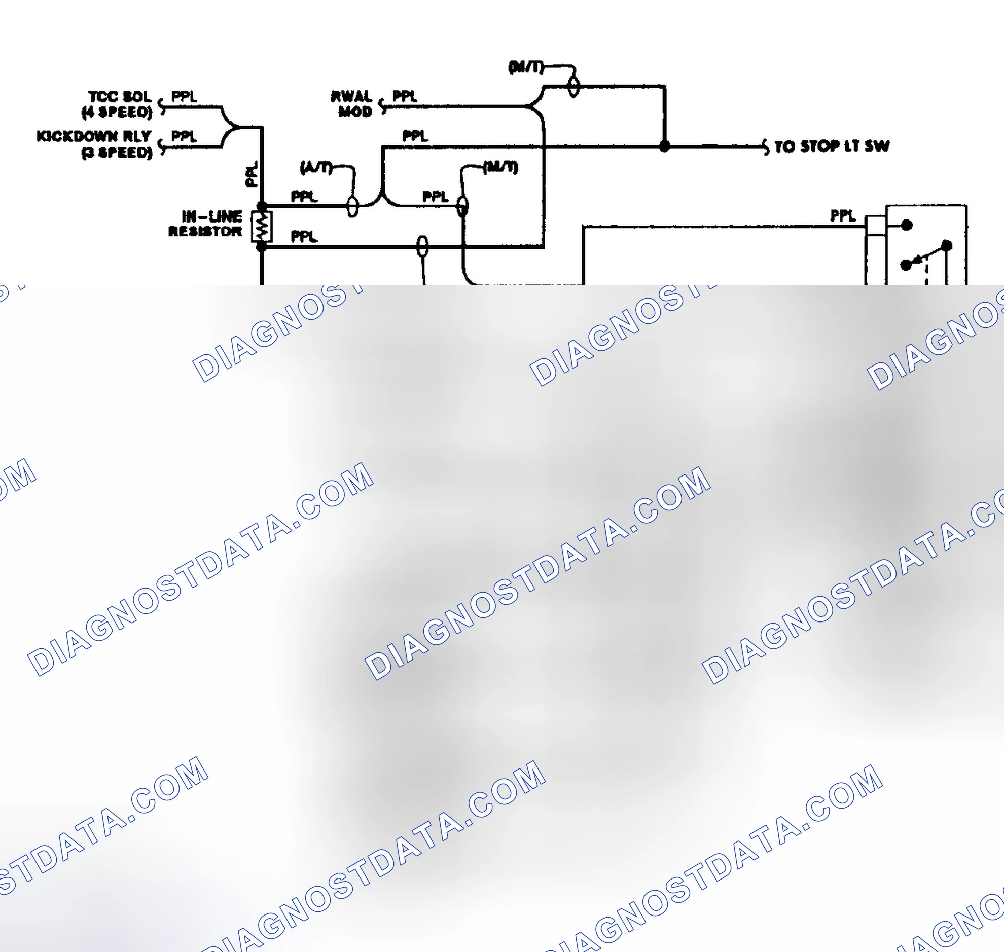 Scheme 3: Transfer Case Circuit (1989)