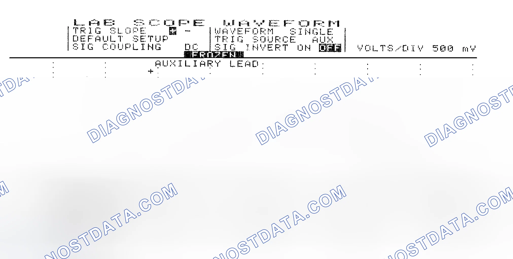 Scheme 14: Single Injector w/Excessive Current Flow - Current Pattern