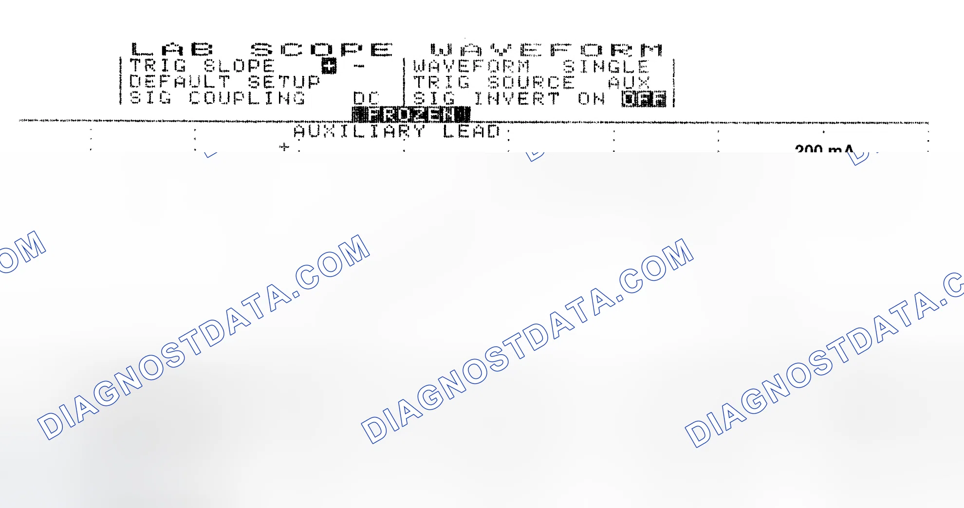 Scheme 13: Single Injector w/Normal Current Flow - Current Pattern