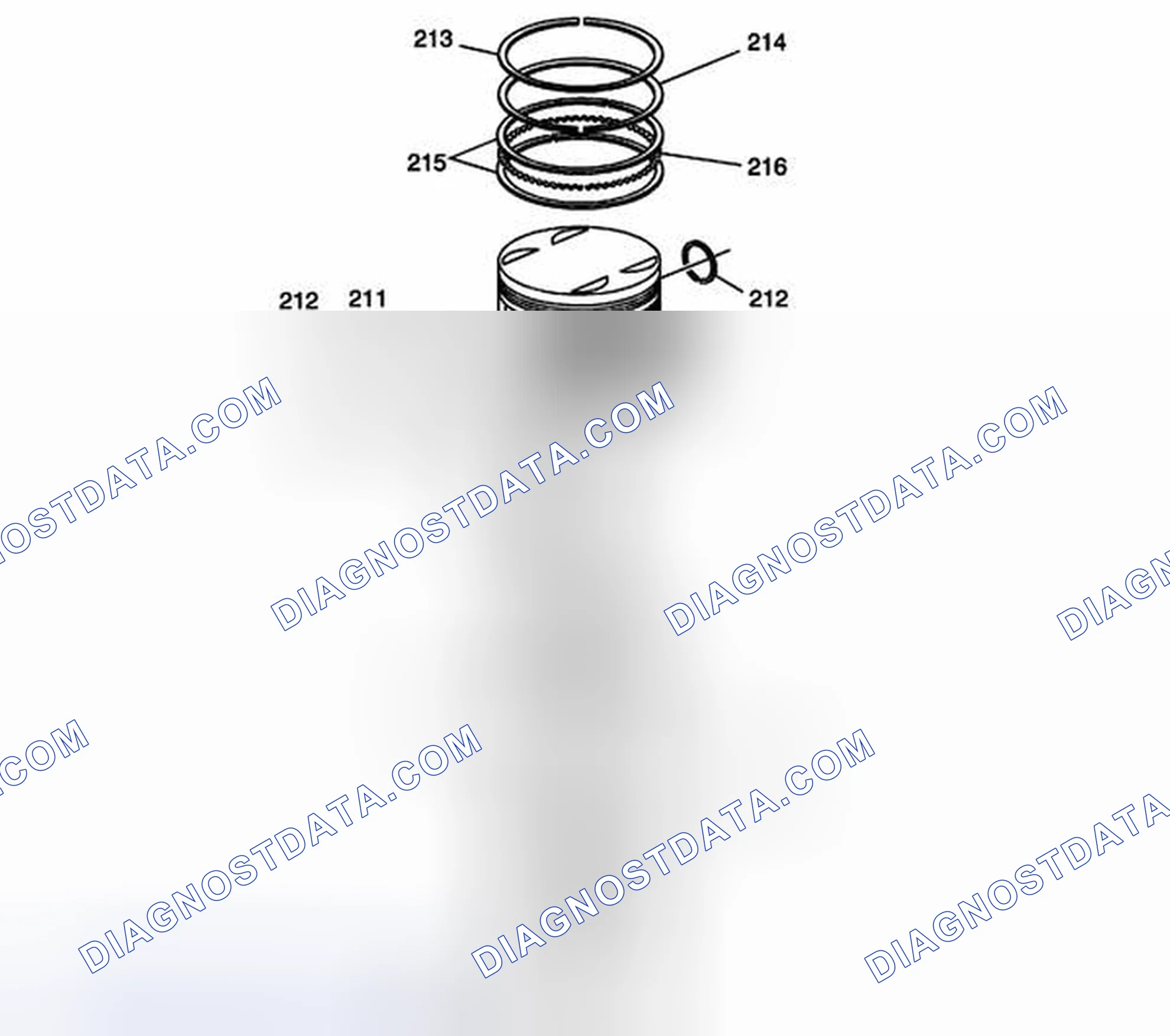 Scheme 11: Piston, Rings, Bearing and Connecting Rod