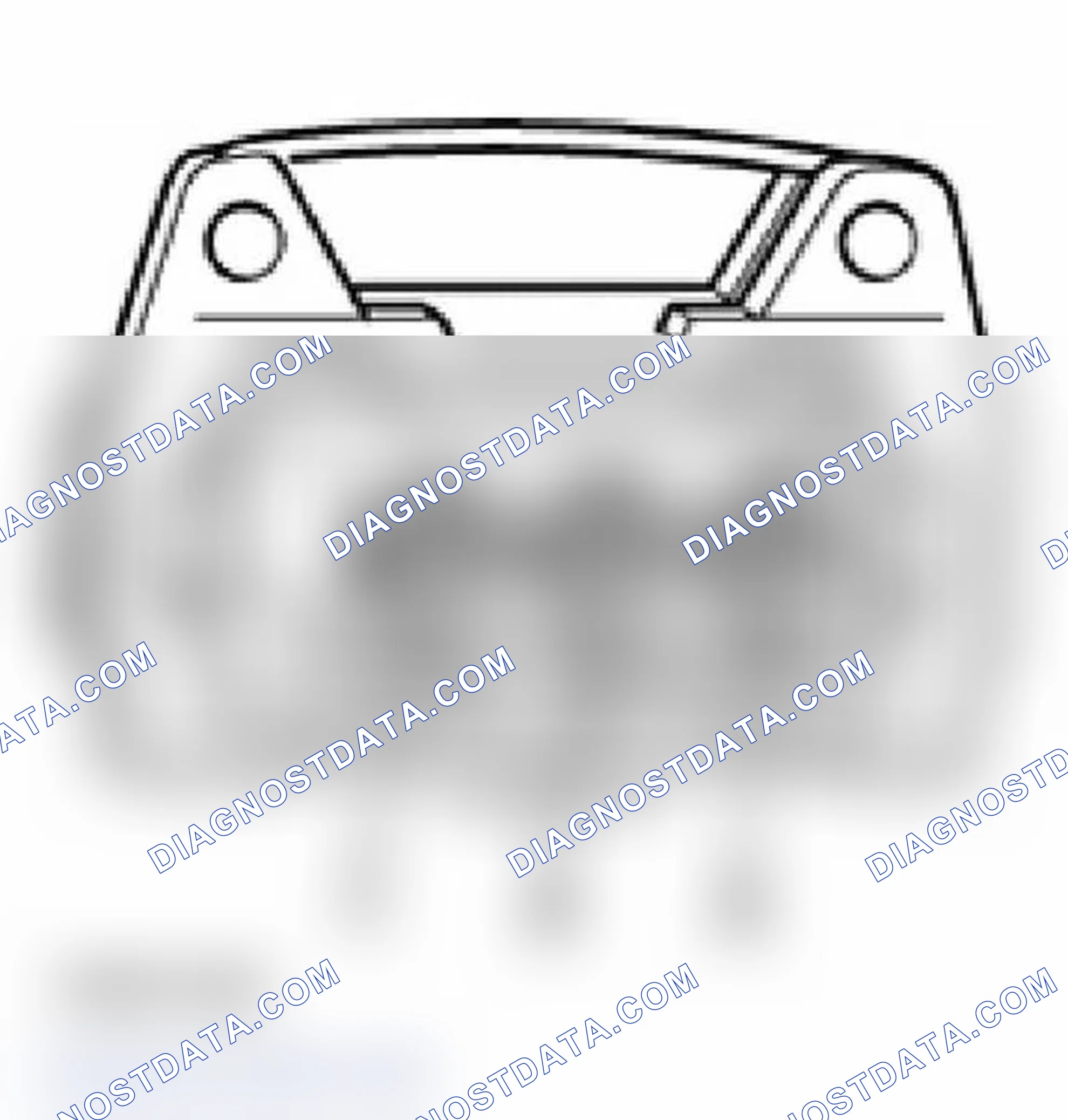 Scheme 667: Identifying Engine Speed (RPM) Sensor Harness Connector Terminals - Engine Code AHA