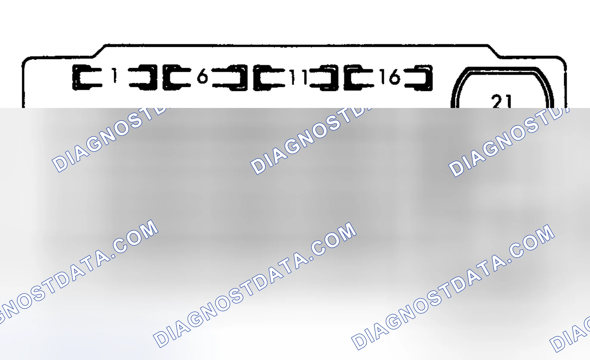 Scheme 6: FUSE BOX IDENTIFICATION (1983-87 4-DOOR)