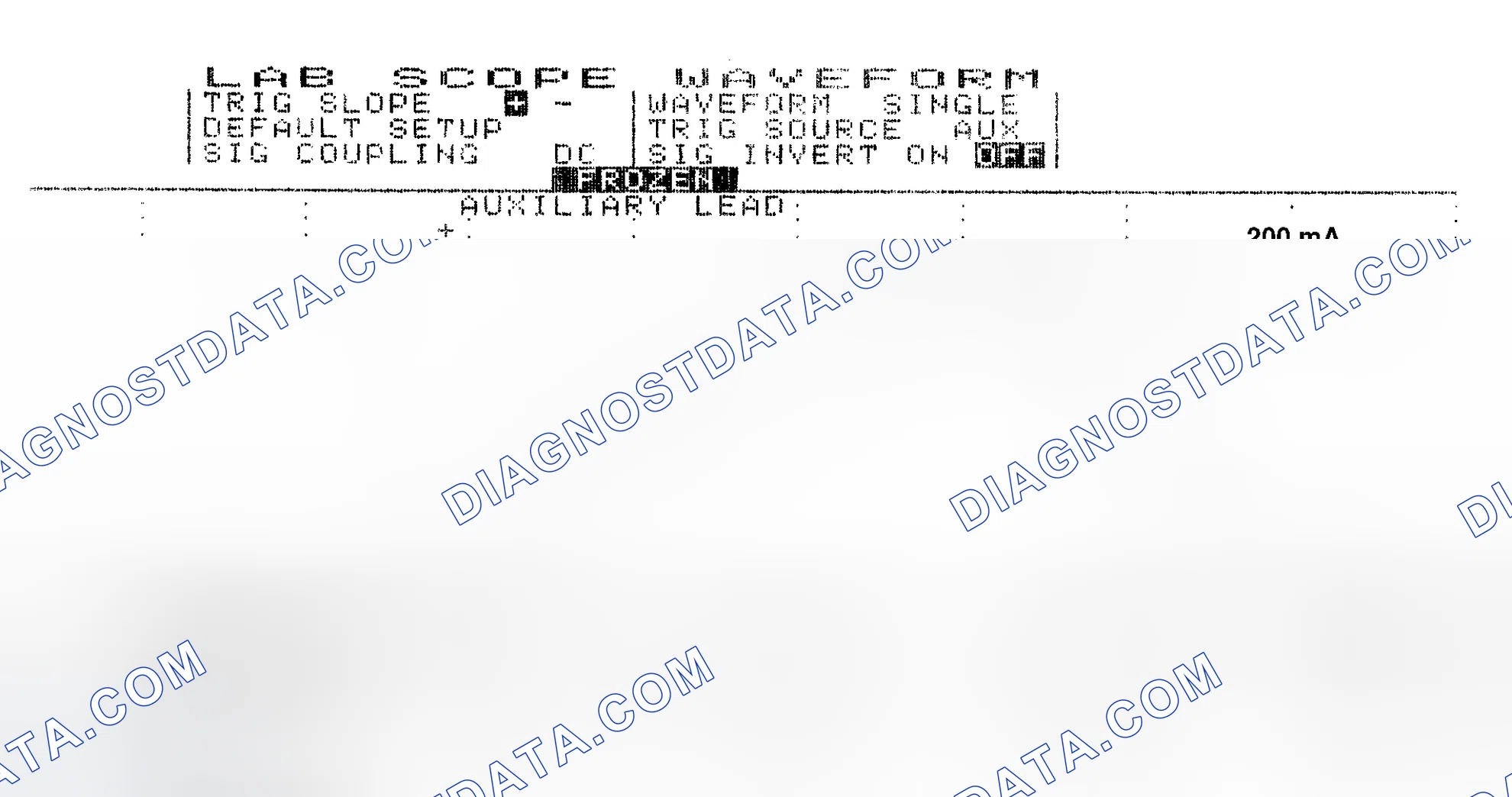Scheme 13: Single Injector w/Normal Current Flow - Current Pattern
