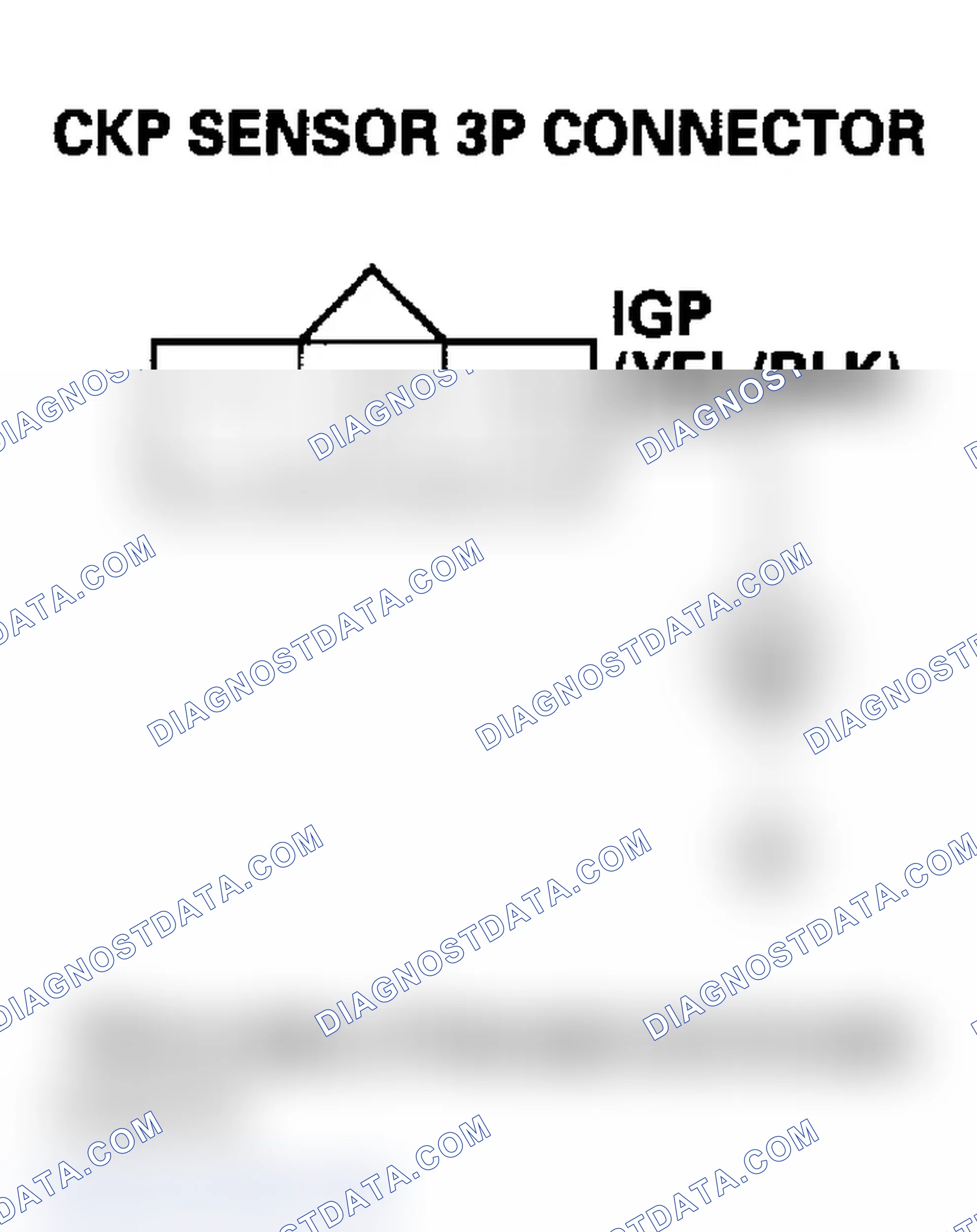 Scheme 132: DTC P0335, P0336, P0339: CKP Sensor No Signal (2002-2004 models; CKP Sensor Circuit Intermittent Int