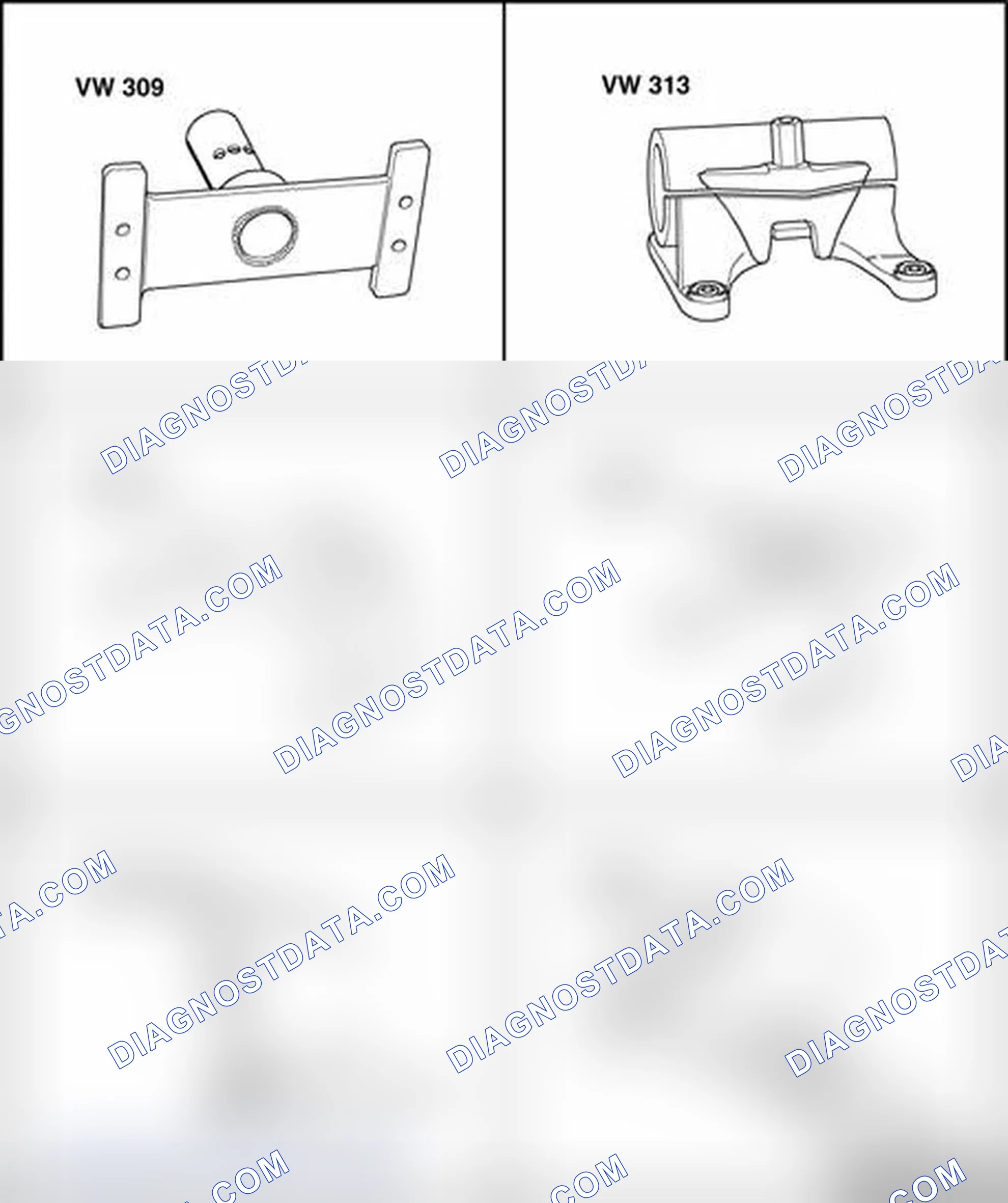 Scheme 1093: Transmission, attaching to assembly stand