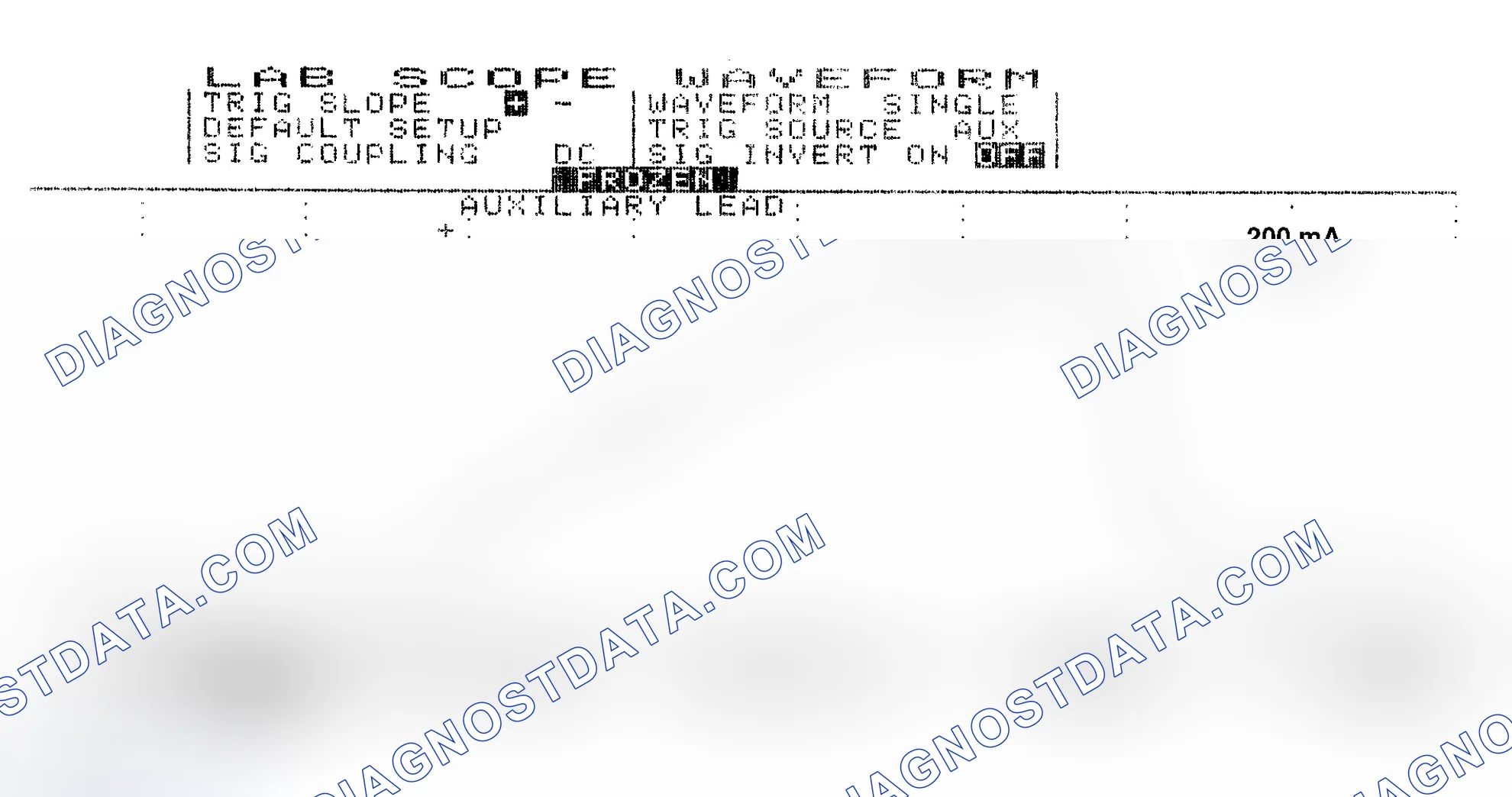 Scheme 13: Single Injector w/Normal Current Flow - Current Pattern
