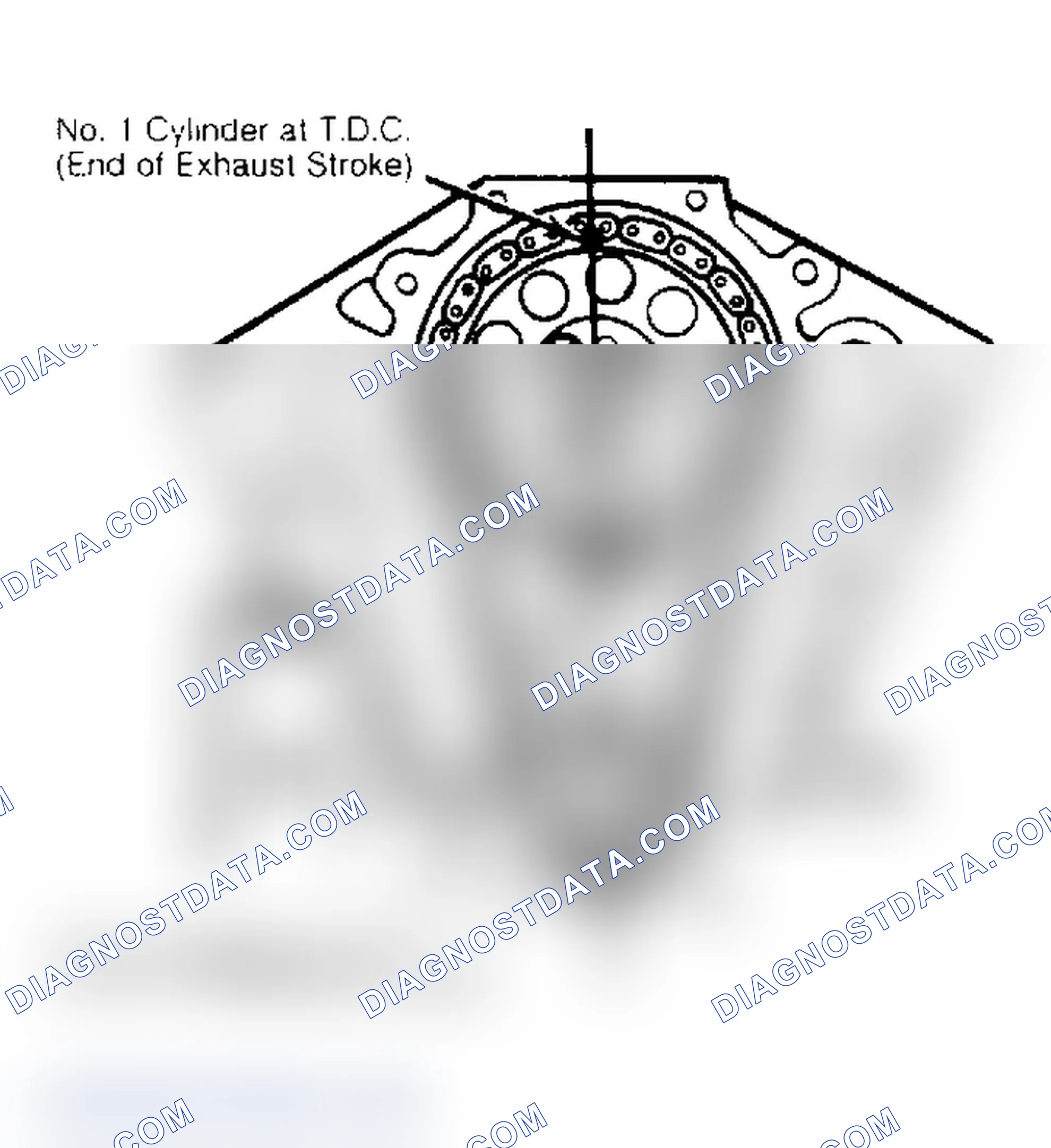 Scheme 18: Aligning Timing Sprockets. Avoid letting camshaft or crankshaft turn during removal.