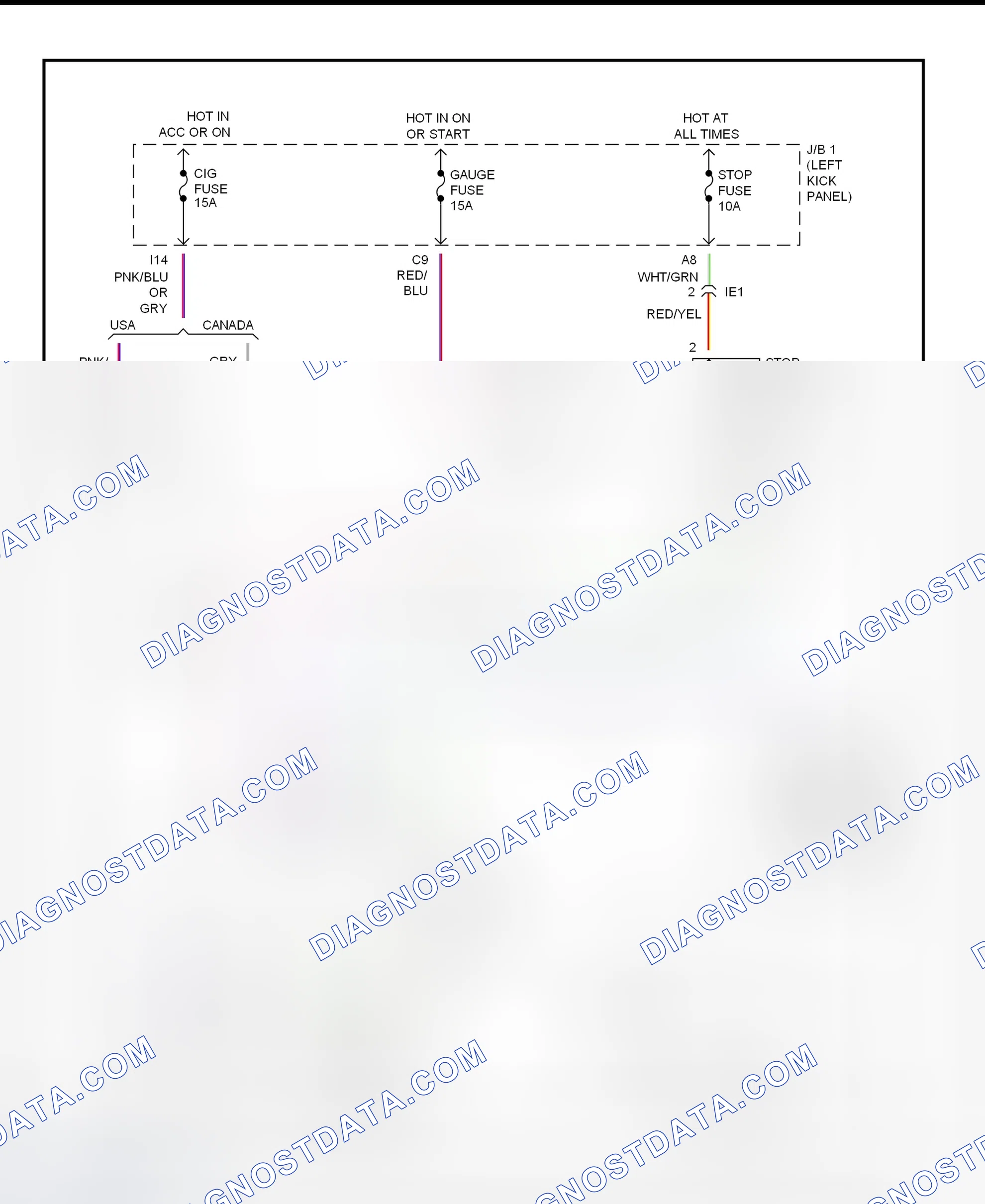 Scheme 16: Shift Interlock System Wiring Diagram (1995 Paseo)