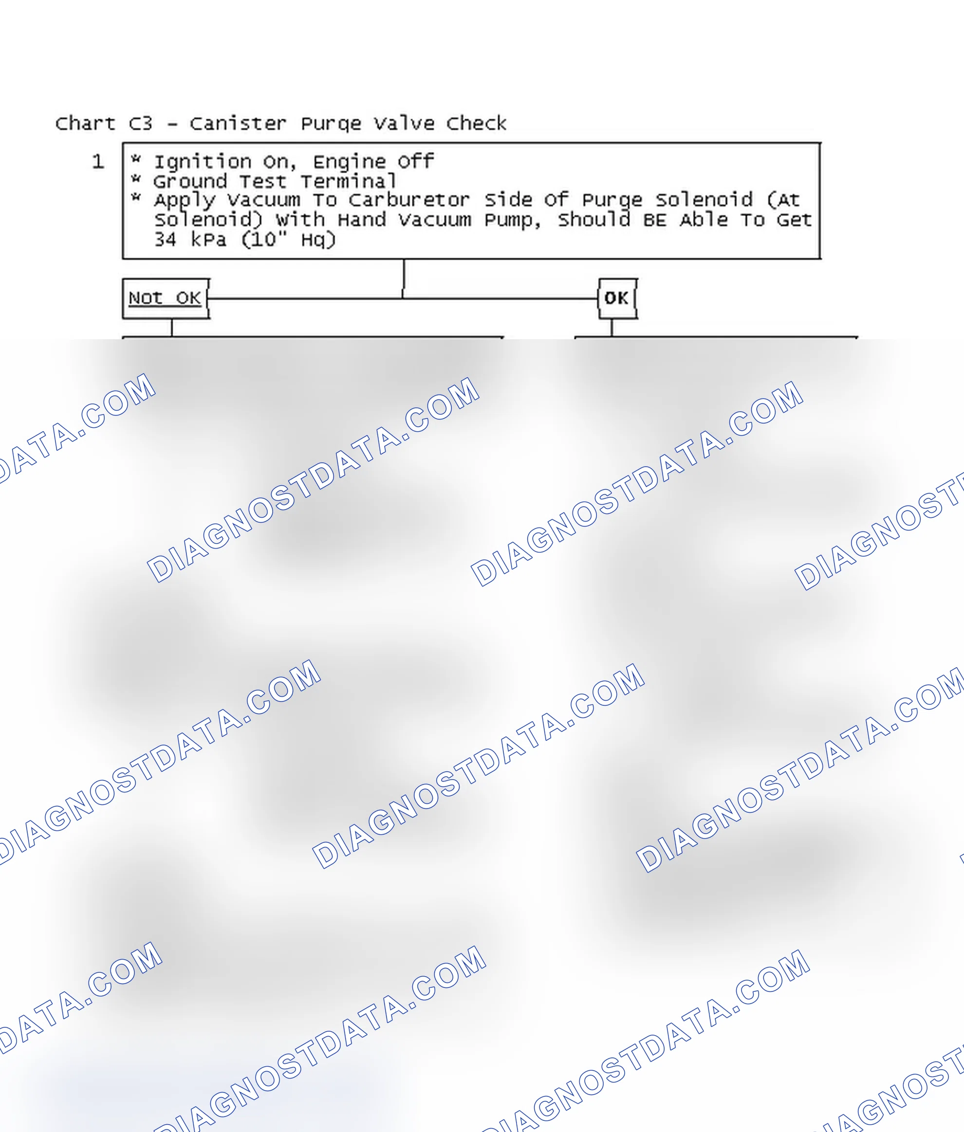 Scheme 162: Flow Chart C3 - Canister Purge Valve Check