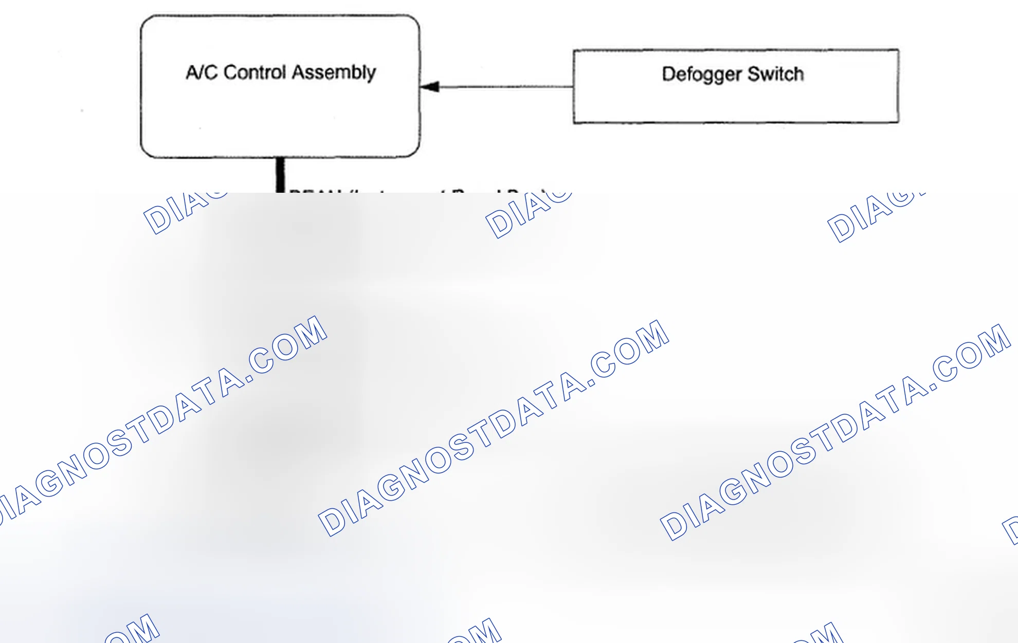 Scheme 134: Window Defogger System Diagram