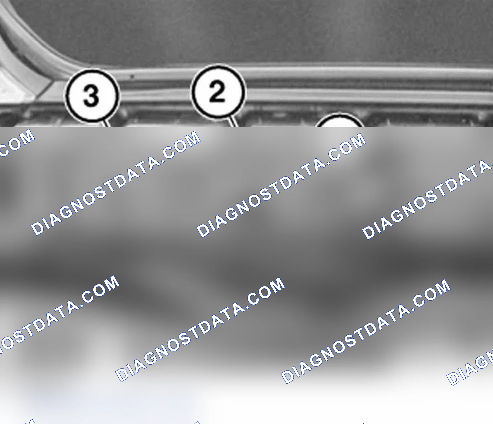Scheme 326: 61 35 975 Removing and installing/replacing bumper antenna for comfort access system