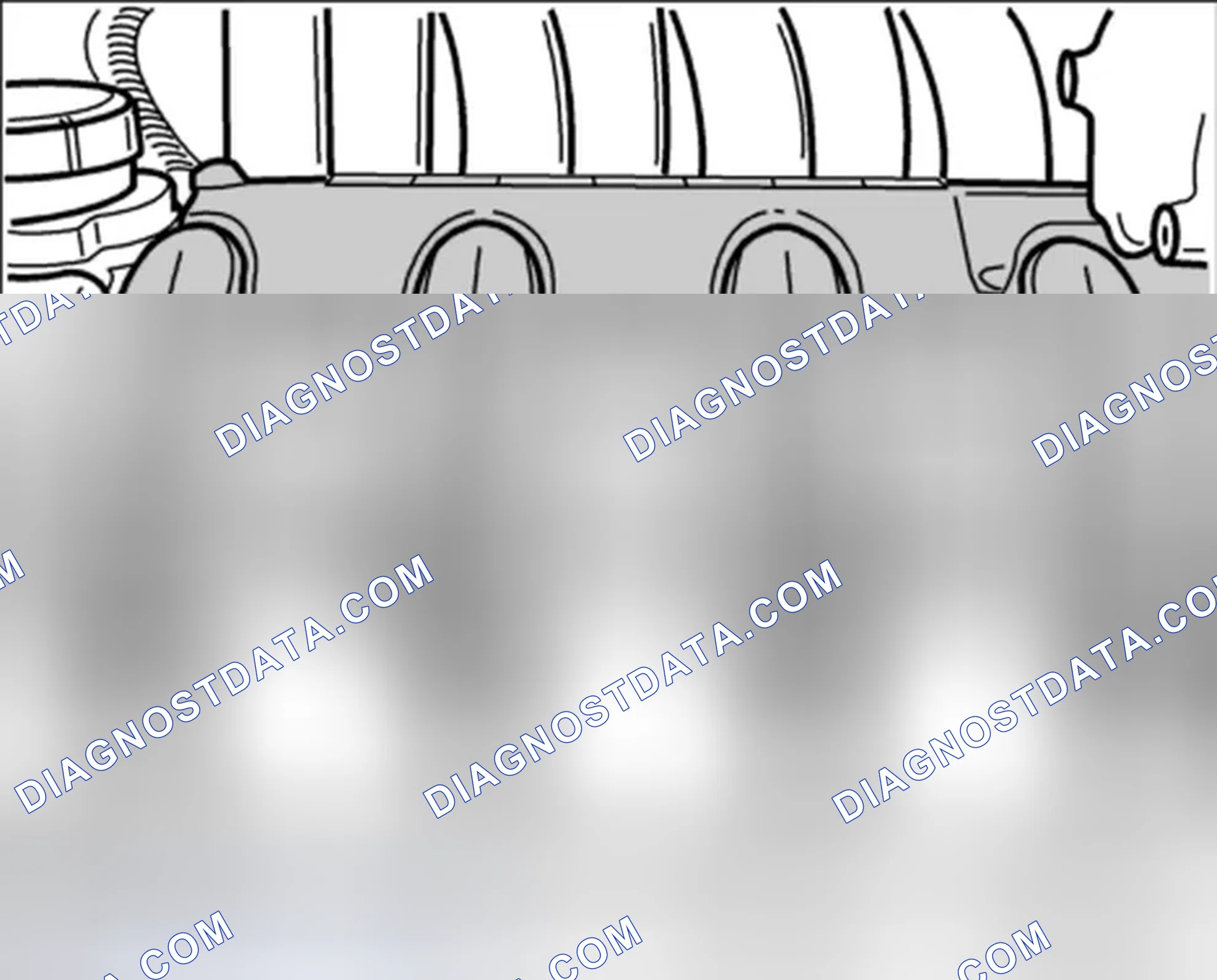 Scheme 193: Removing design cover on cylinder bank 5-8