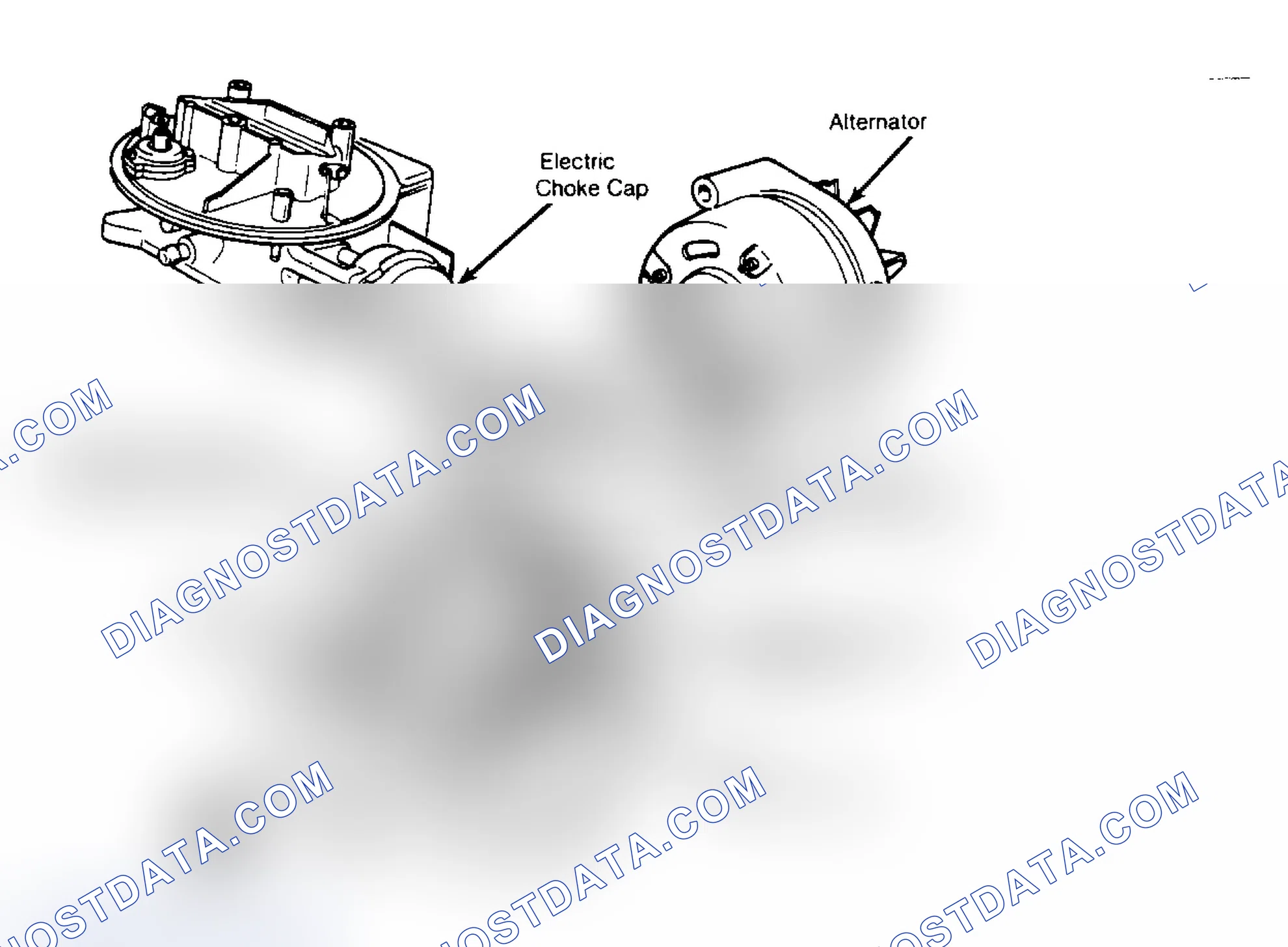 Scheme 60: Ford Electric Assist Choke Assembly All-electric chokes are similar.
