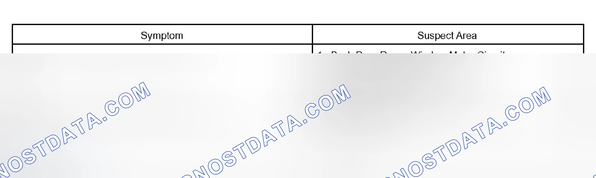 Scheme 162: BACK DOOR POWER WINDOW CONTROL SYSTEM