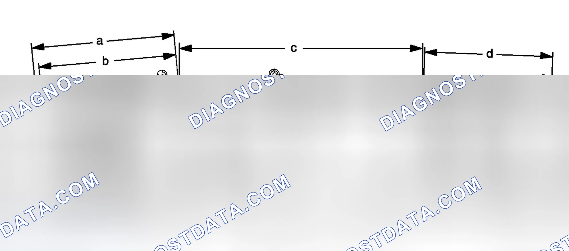 Scheme 8: Dimensions - Frame (2500 Suburban/Yukon XL /Avalanche 4WD)