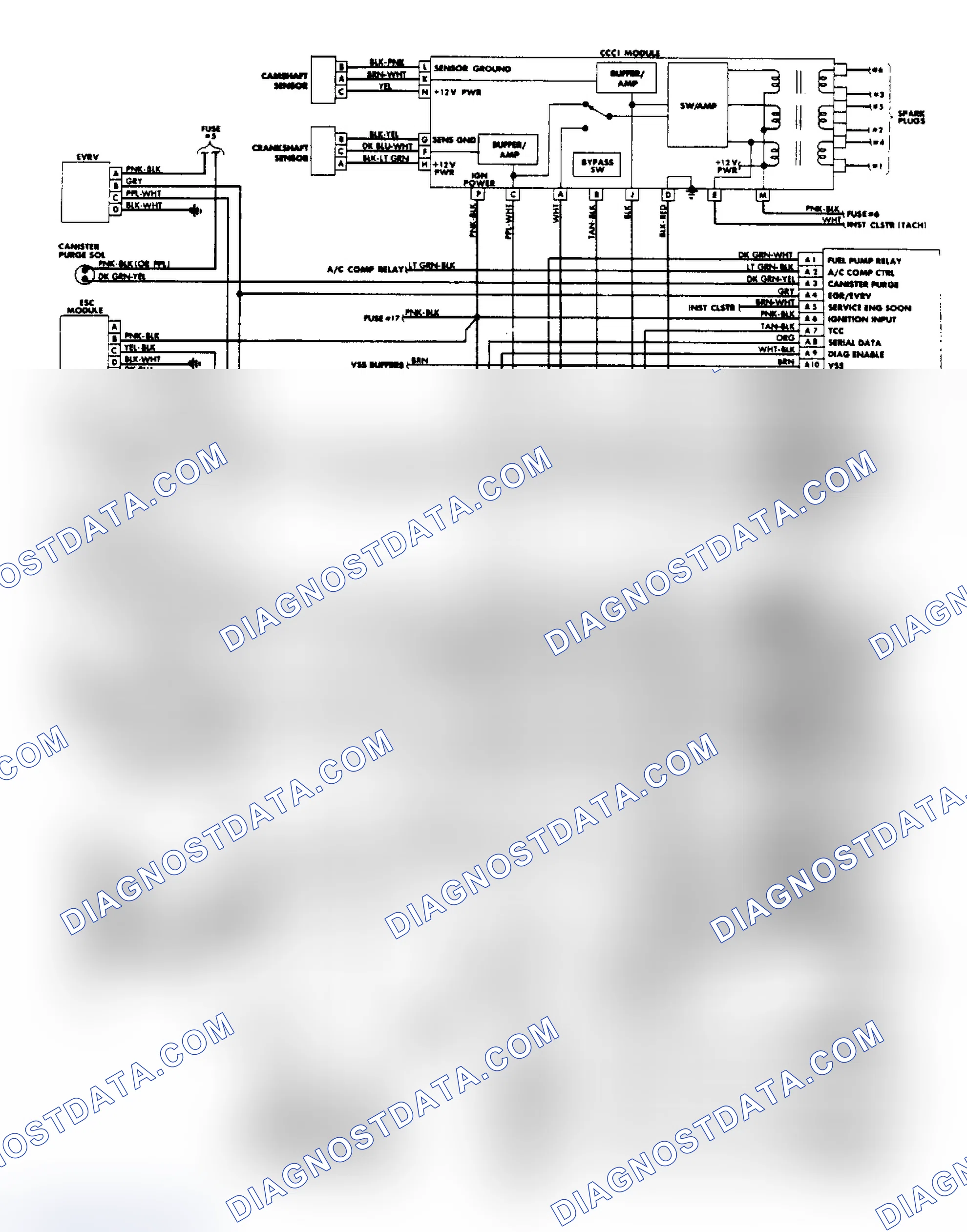 Scheme 26: Bonneville, 88, LeSabre & 98 3.8L FI Wiring Diagram