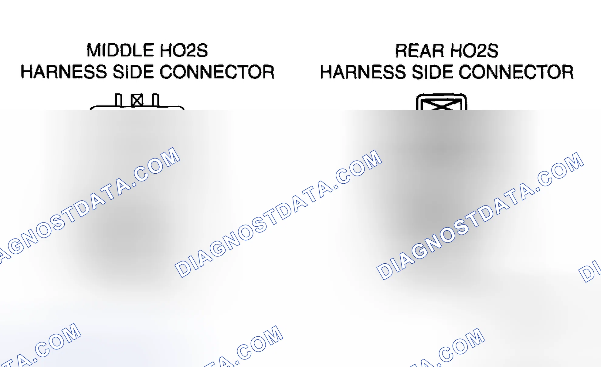 Scheme 80: Middle/rear HO2S circuit open/short inspection (sensor)