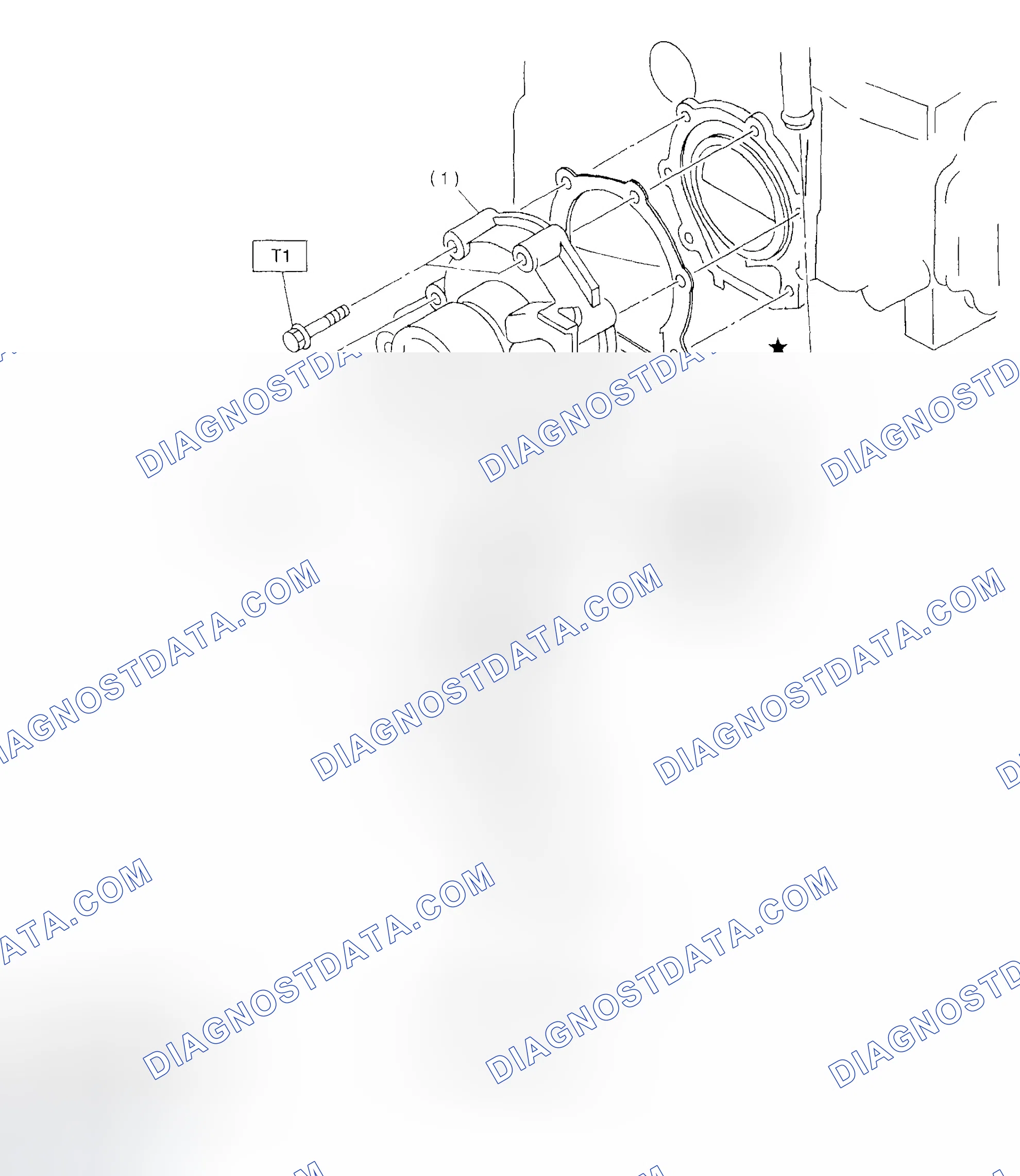 Scheme 9: Exploded View Of Water Pump Components