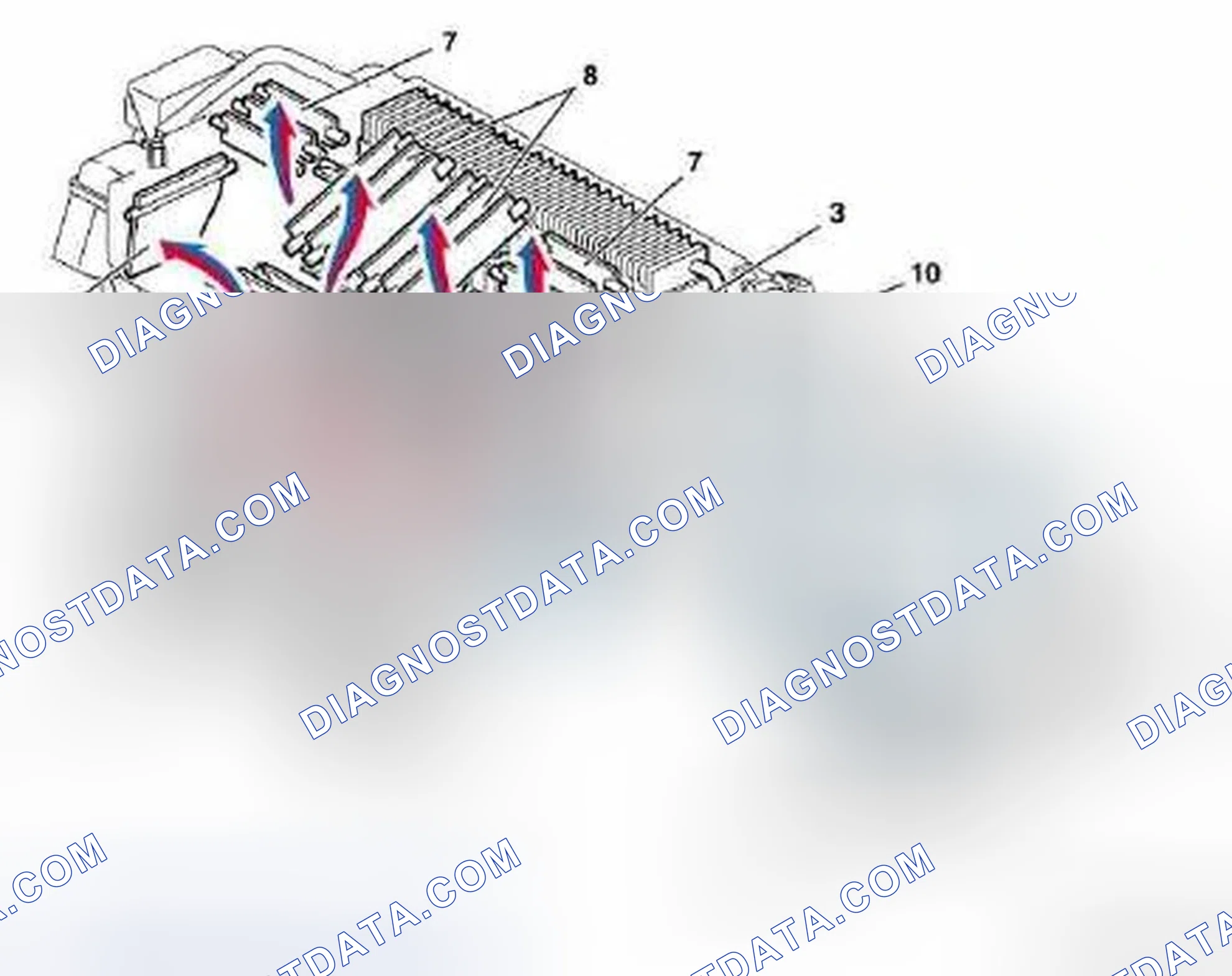 Scheme 67: Automatic air conditioning box, purpose - GF83.40-P-2105-03P